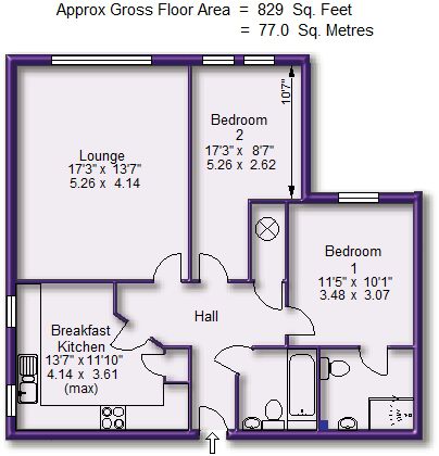 2 Bedrooms Flat for sale in Wellington Court, Wellington Road, Timperley WA15