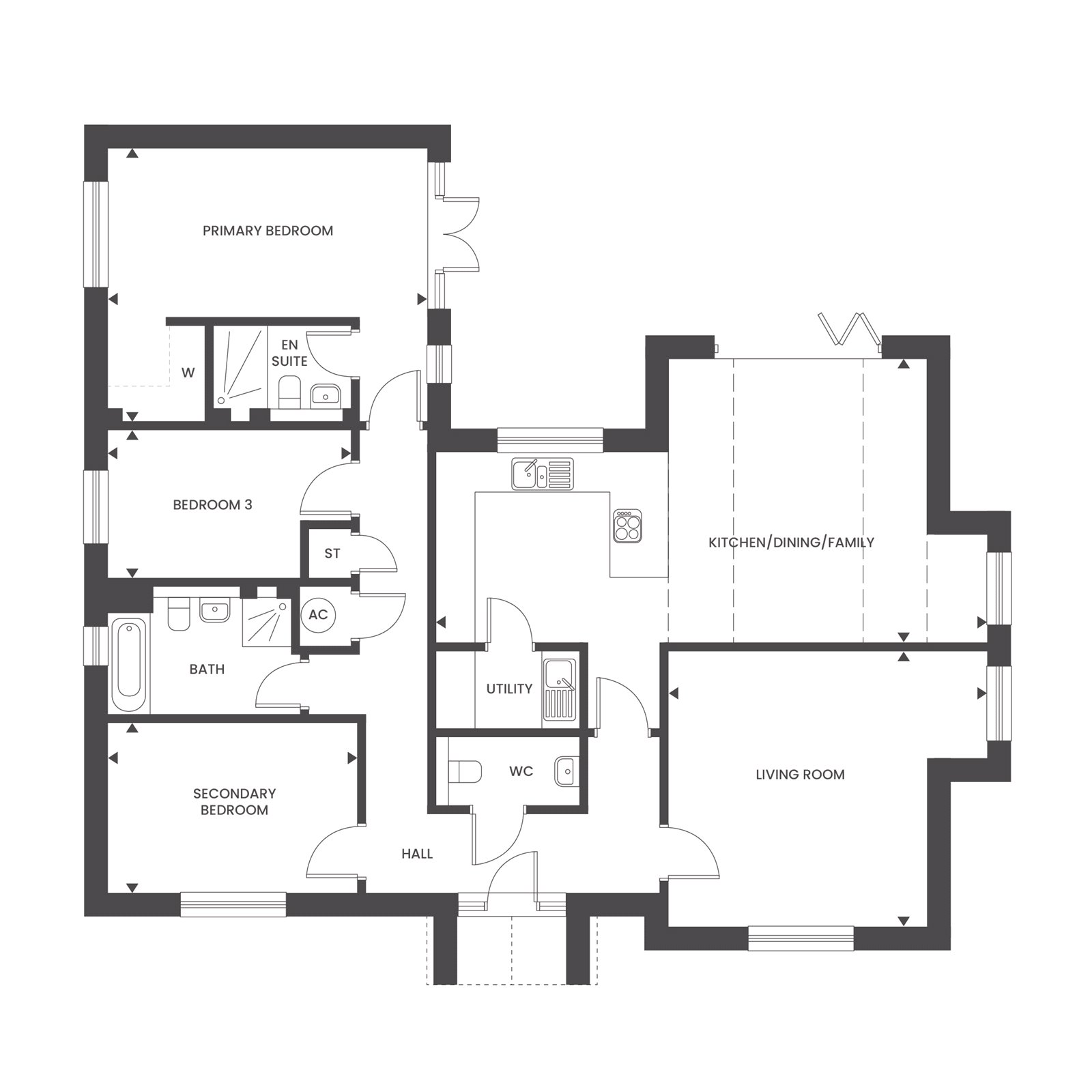 Aldenham House,, 10 Blackthorn, Crowle floorplan