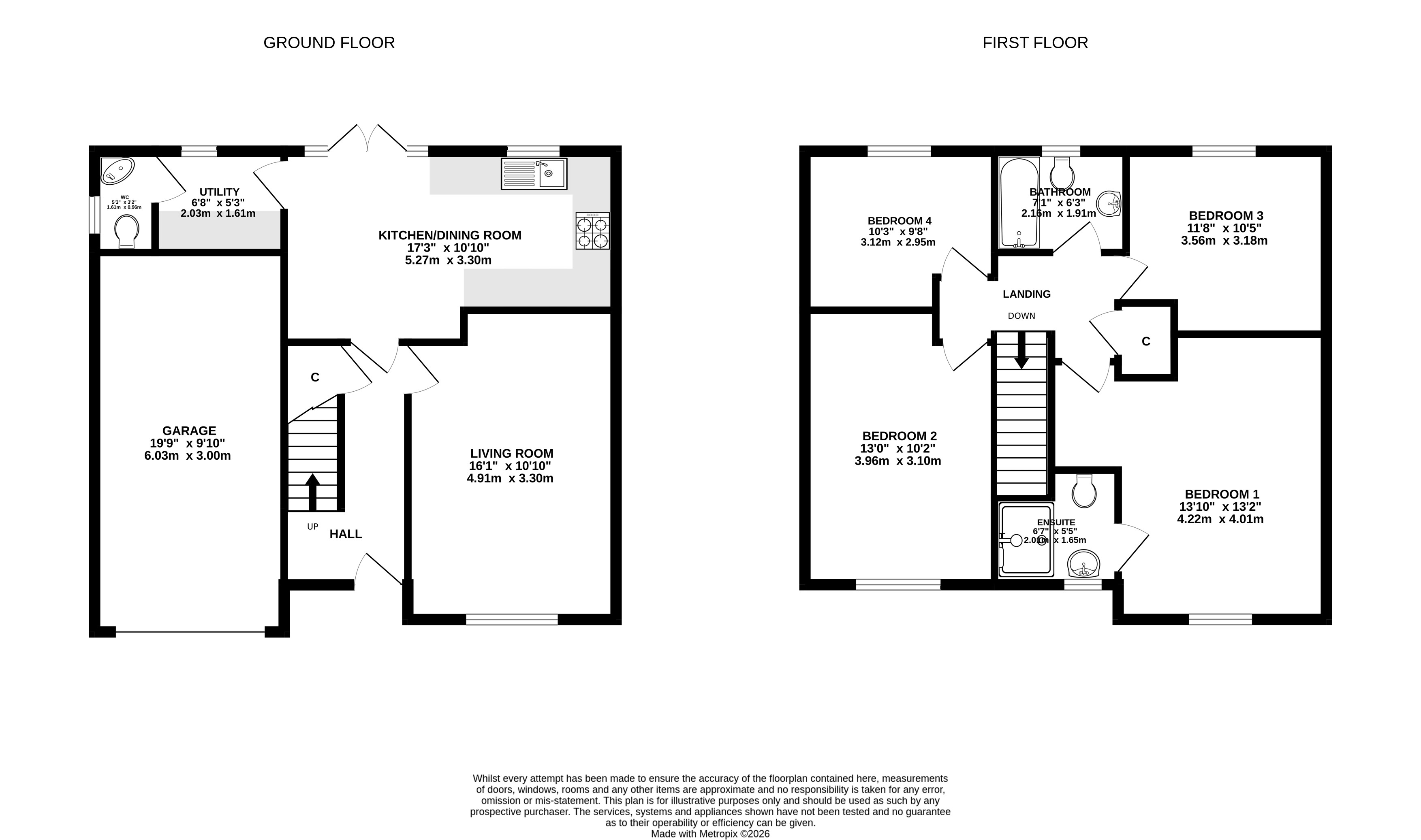 14, Laker Close, Taunton floorplan