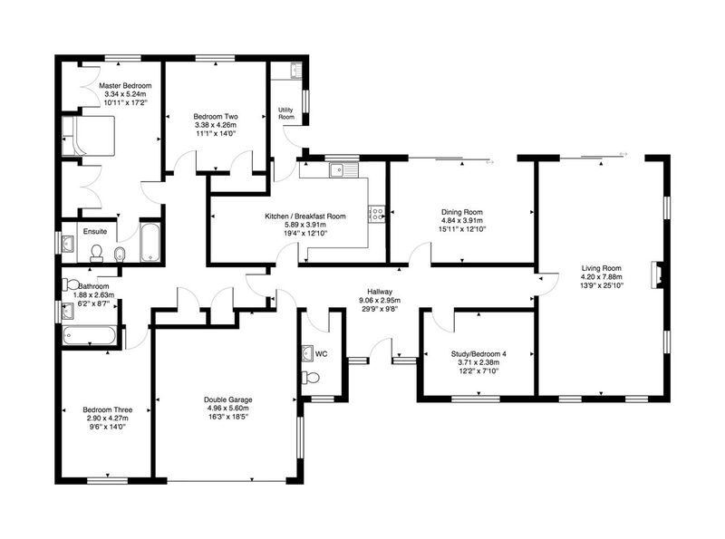 4 Bedrooms Detached bungalow for sale in Bod Fach, 57B Duchy Road, Harrogate HG1