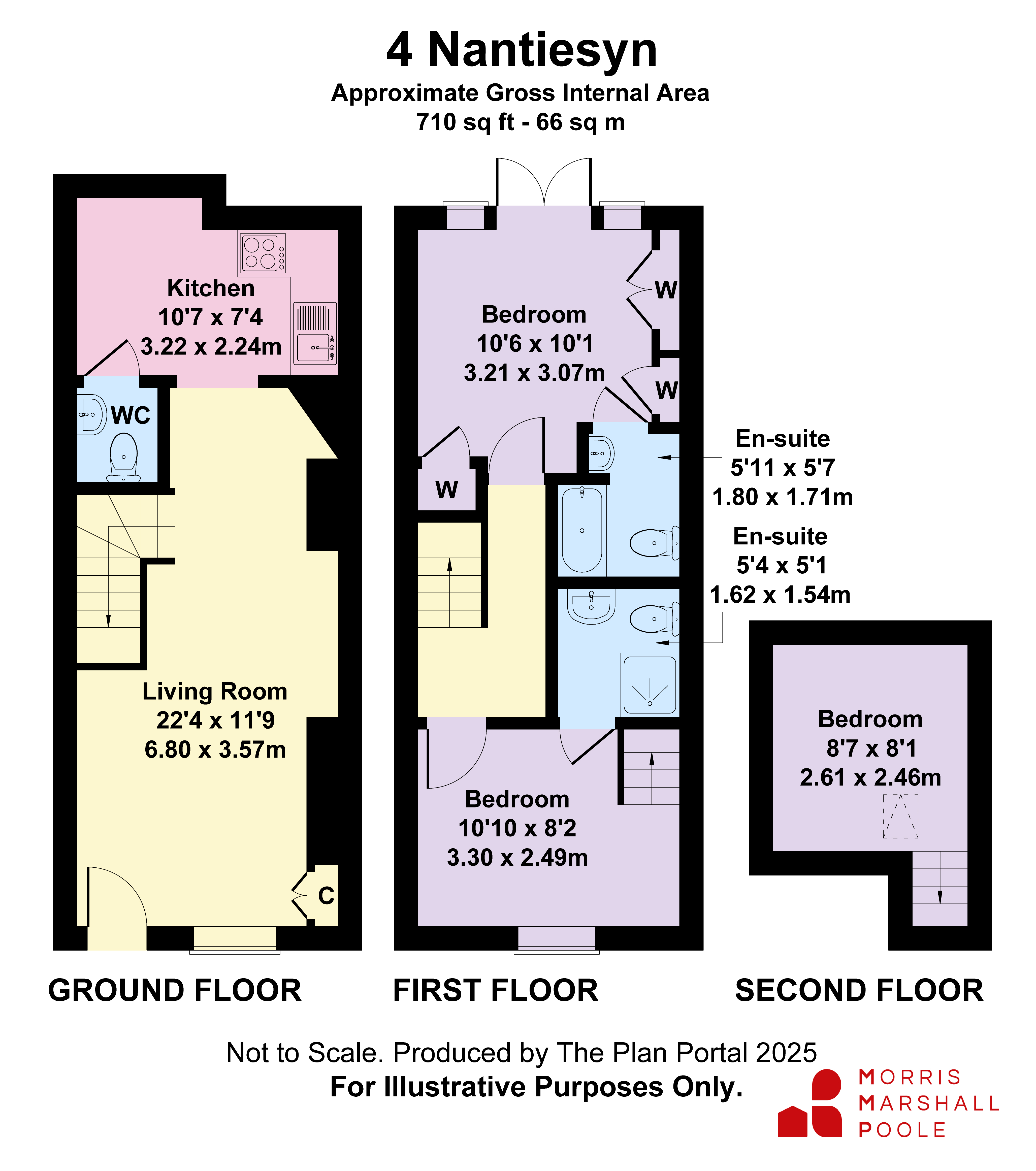 4, Nantiesyn, Gwynedd floorplan