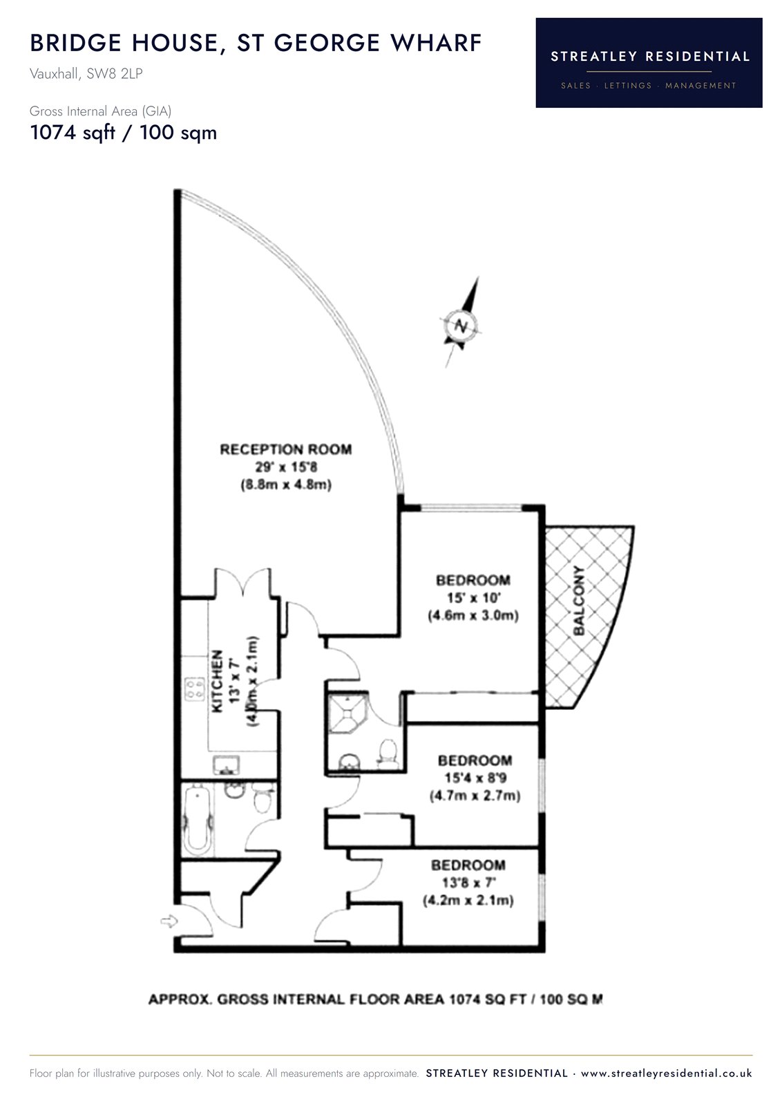 Bridge House, Vauxhall floorplan