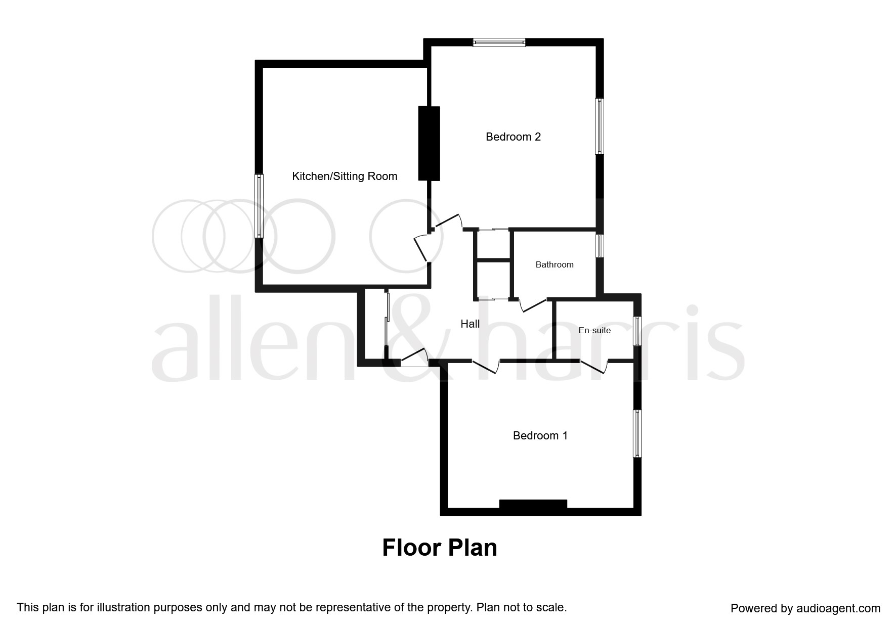 2 Bedrooms Flat for sale in Hermitage Court, Cholsey, Wallingford OX10