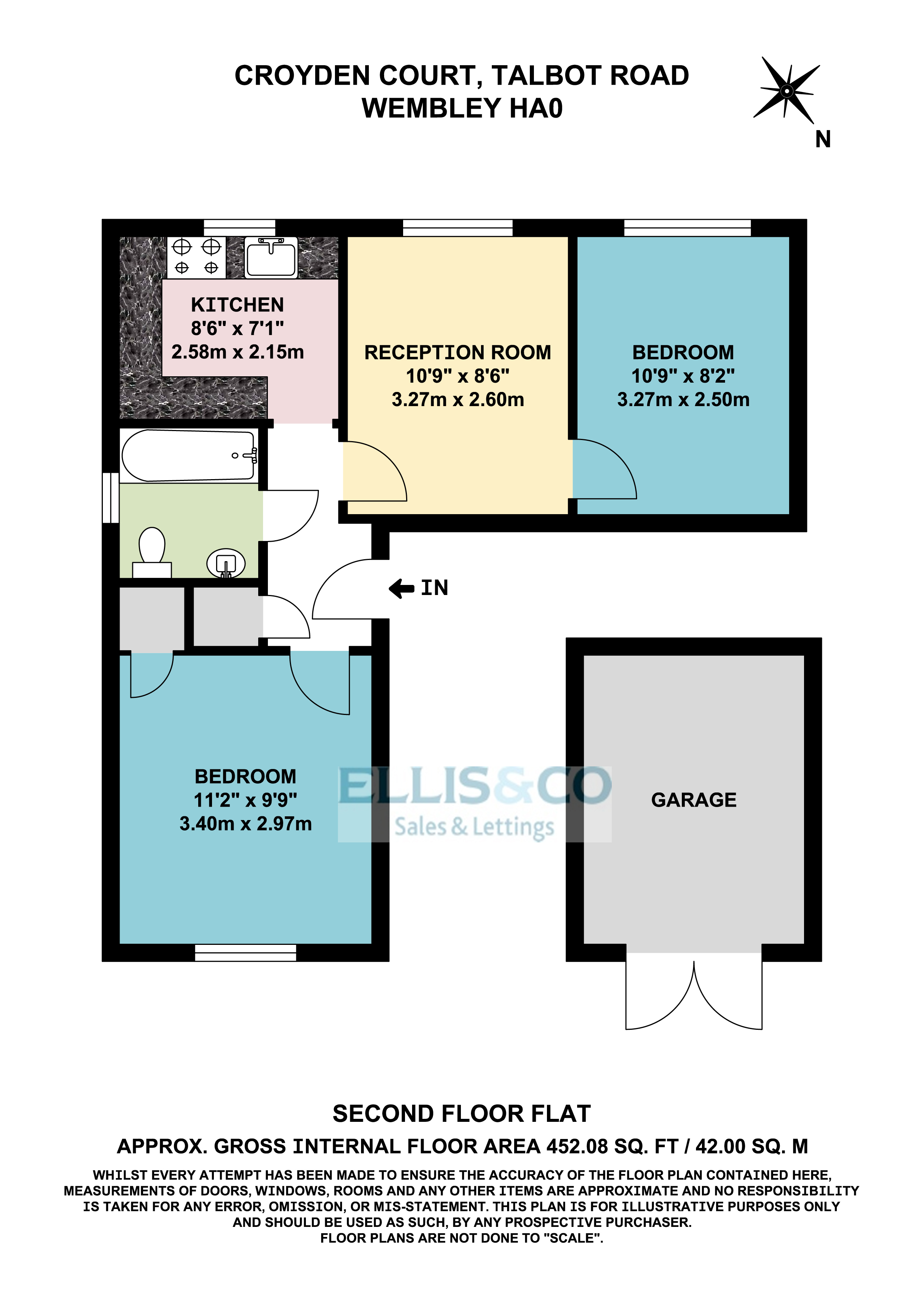 2 Bedrooms Flat for sale in Croyden Court, 13 Talbot Road, Wembley HA0