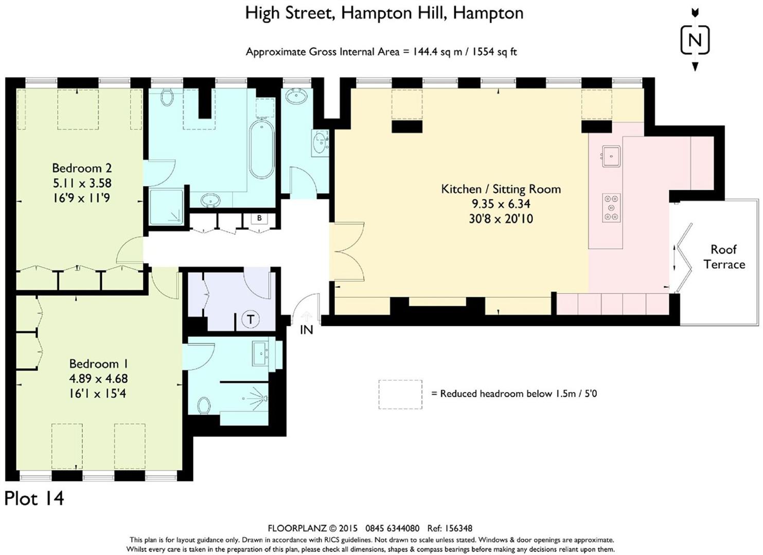 2 Bedrooms Flat for sale in High Street, Hampton Hill, Hampton TW12