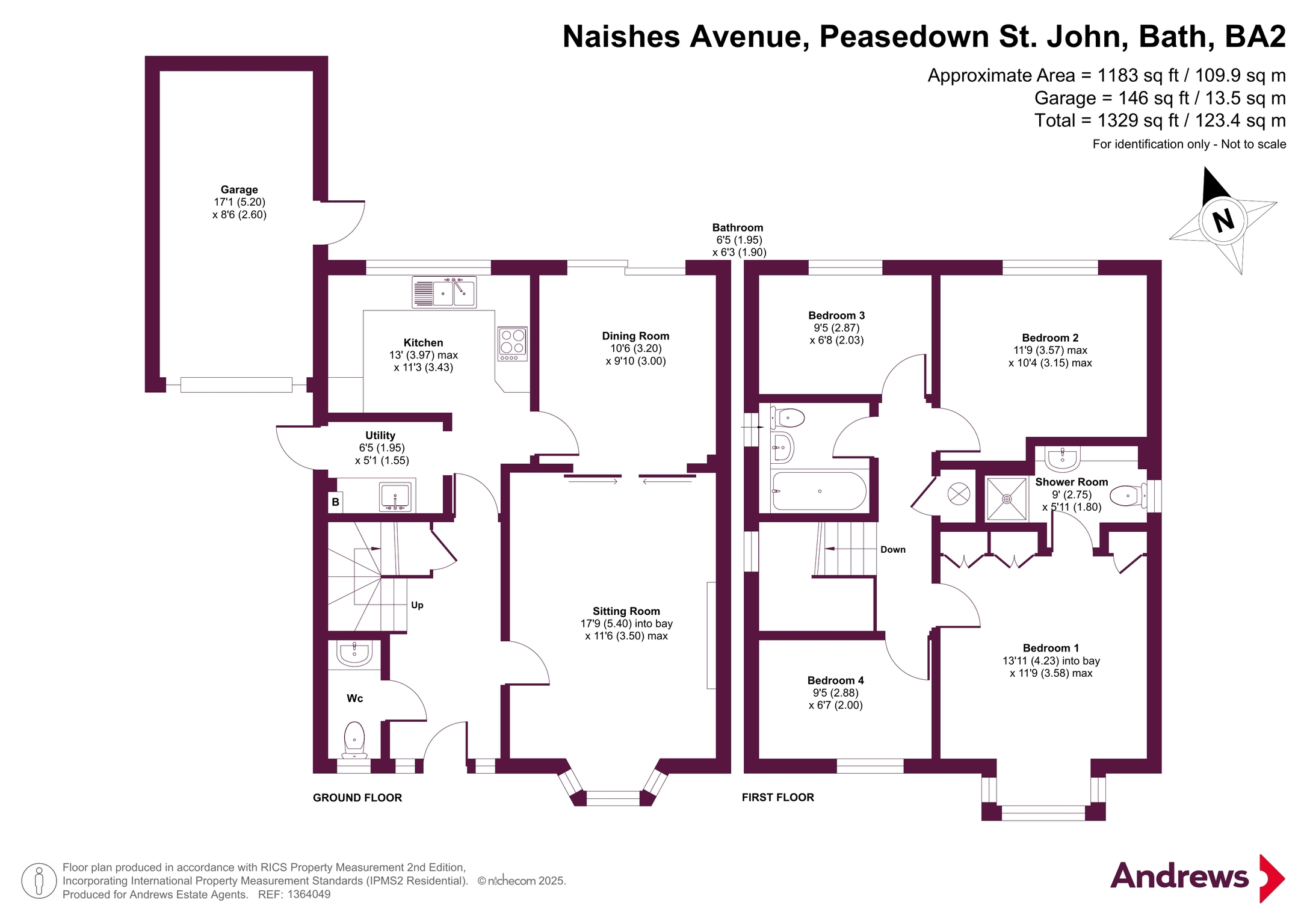 78, Naishes Avenue, Bath floorplan