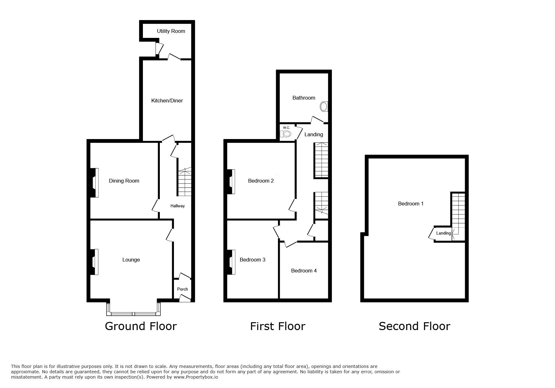 42, Whitley Road, Whitley Bay floorplan
