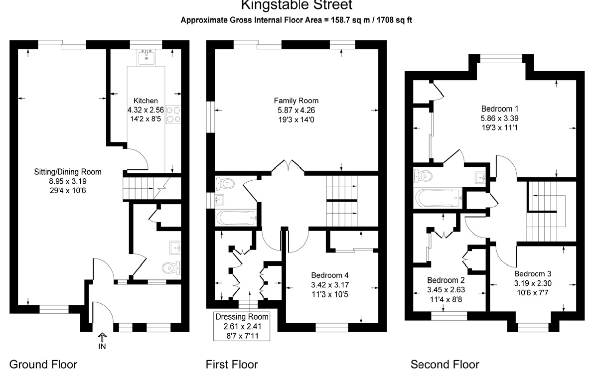 28, King Stable Street, Windsor floorplan