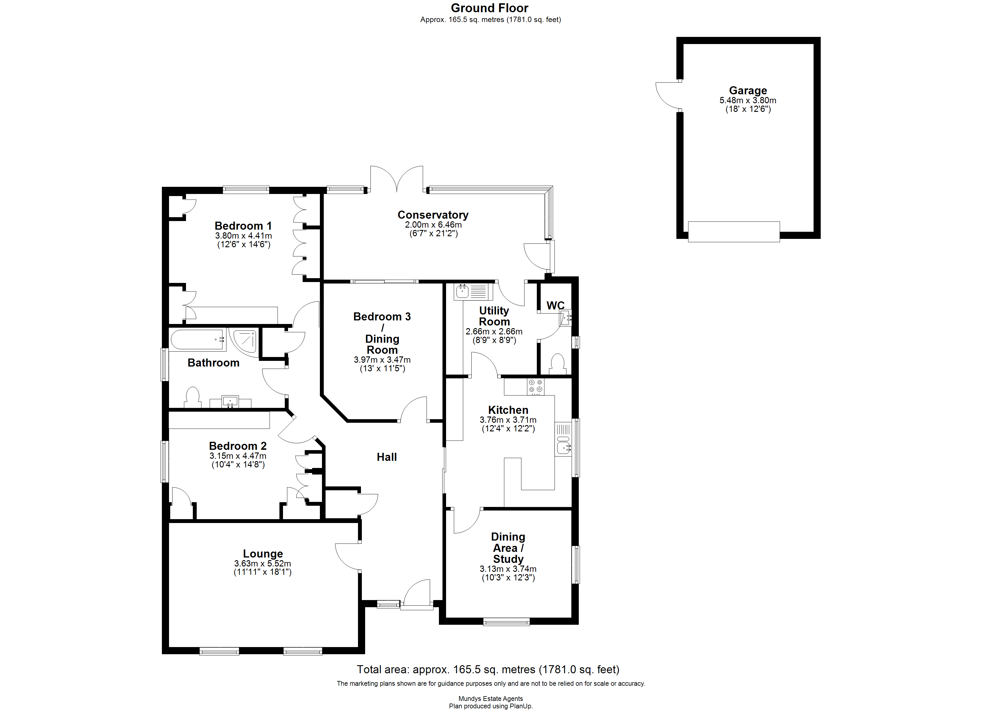 4, Knapton Court, Market Rasen floorplan