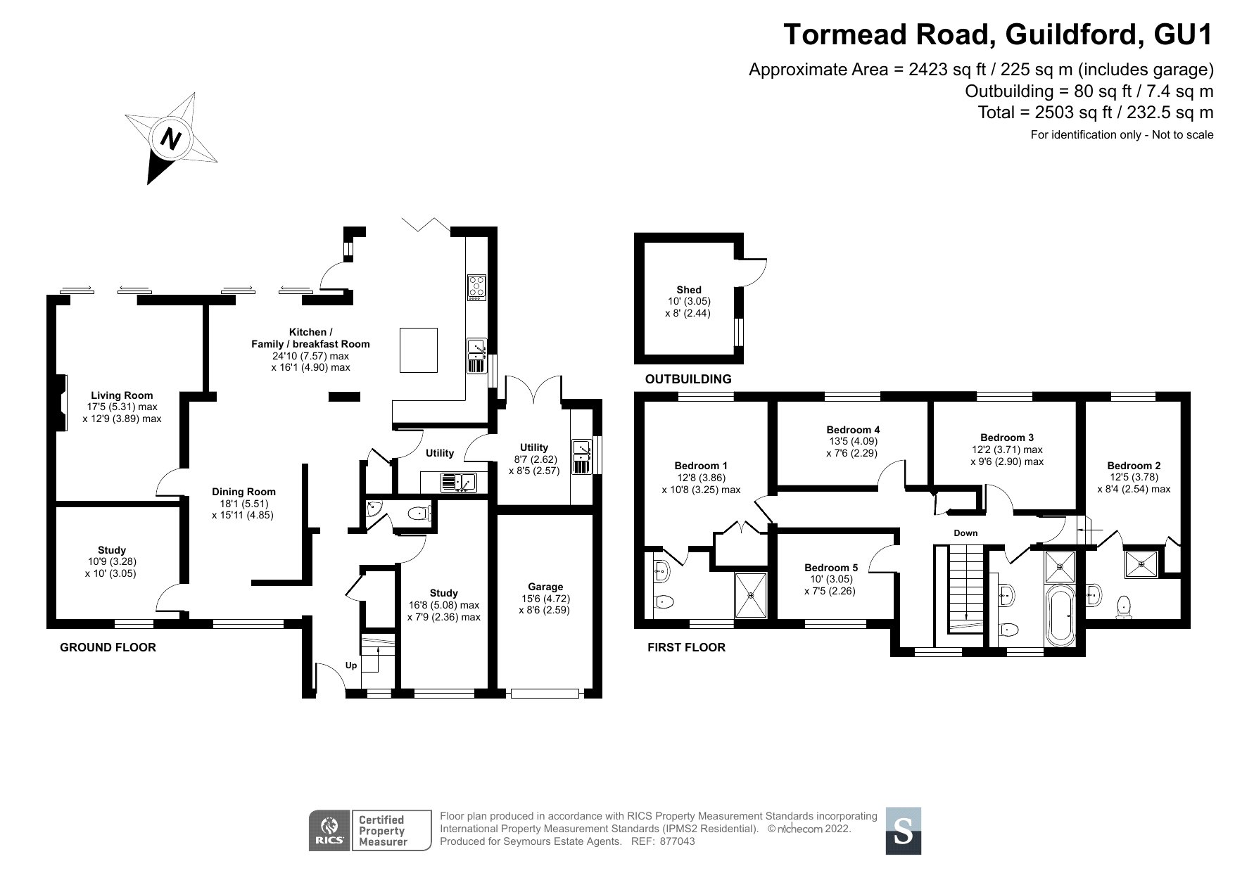 17, Tormead Road, Surrey floorplan