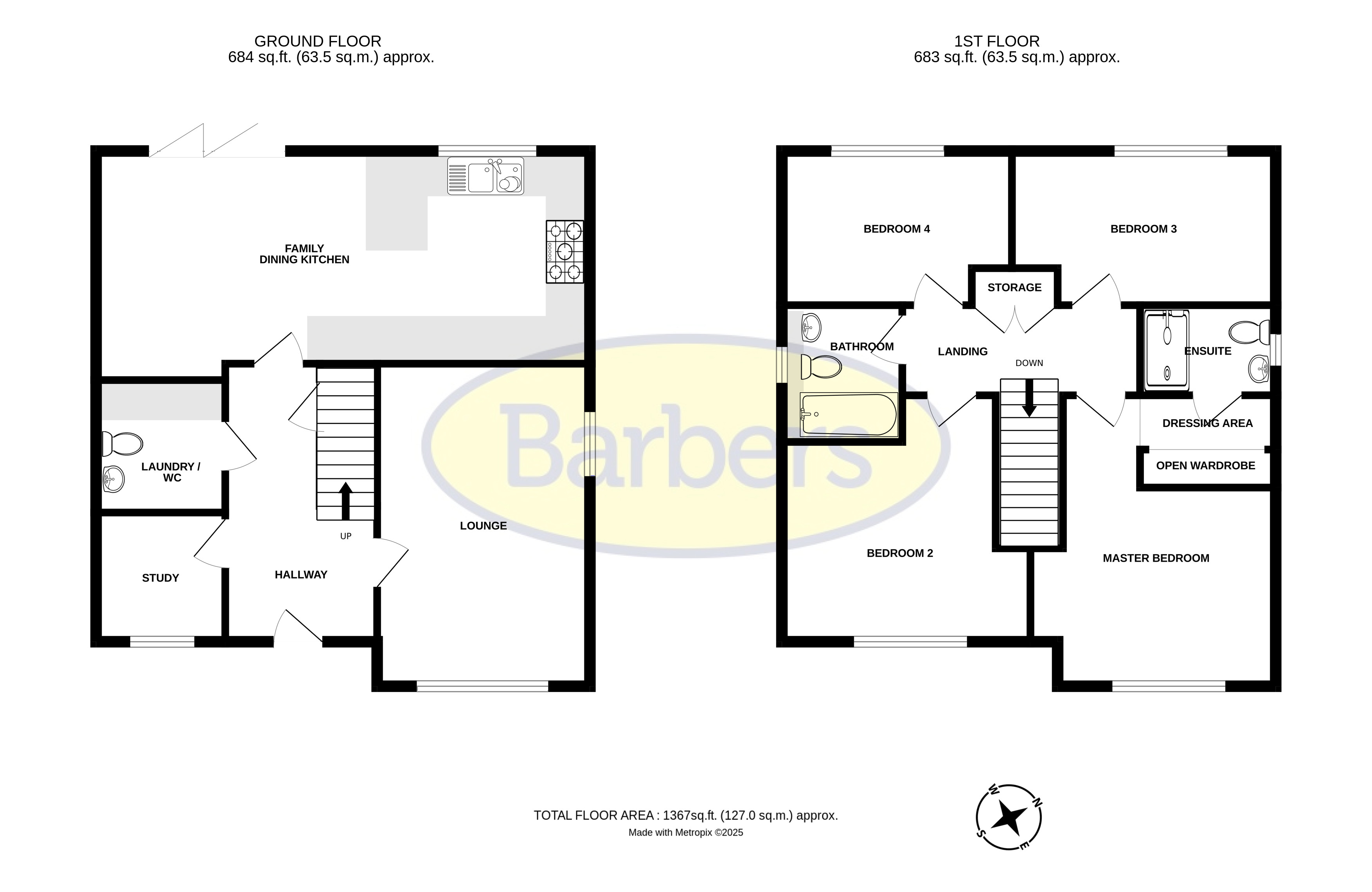 150, Lewis Crescent, Telford floorplan