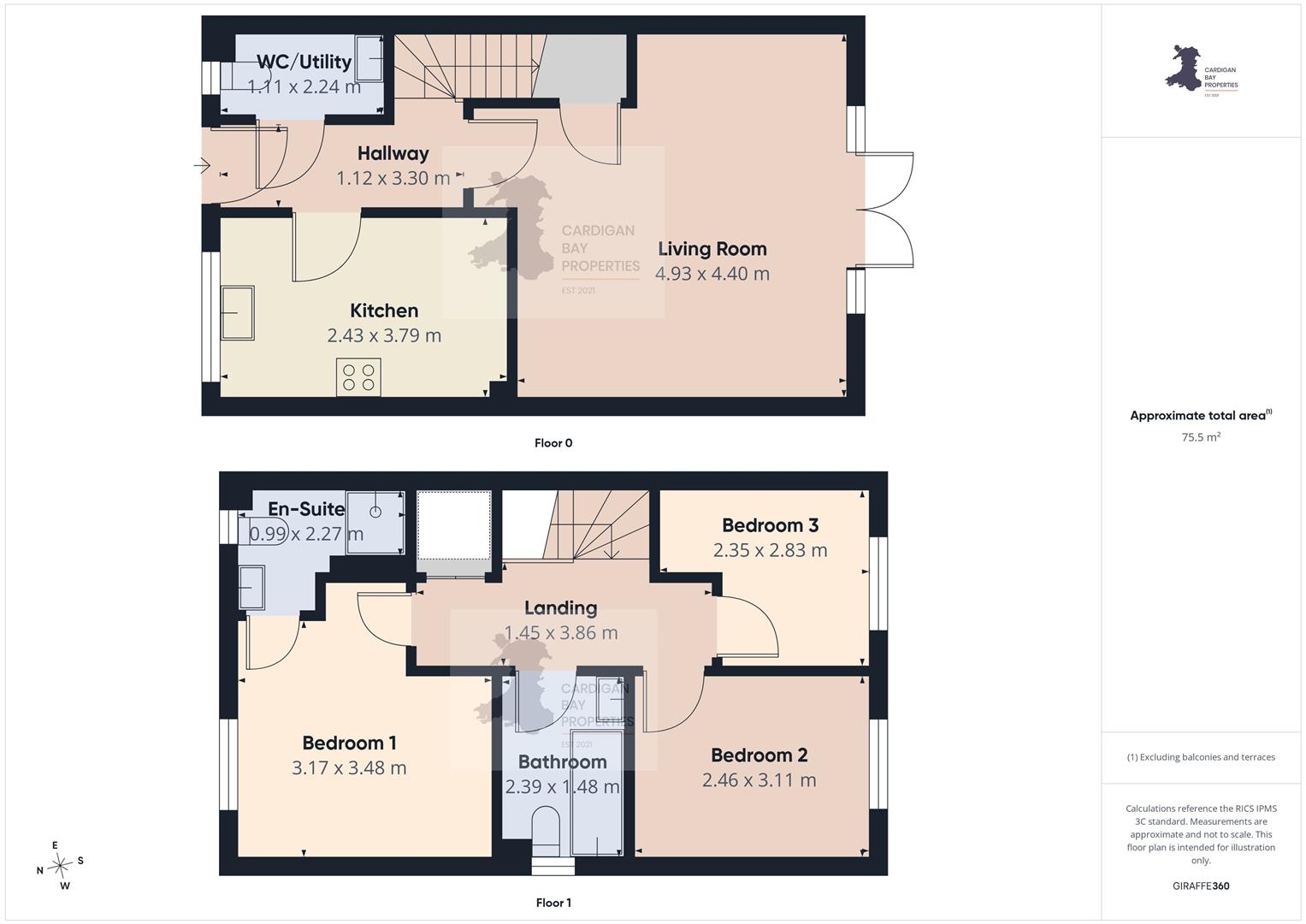 21, Maes Rheithordy, Cardigan floorplan