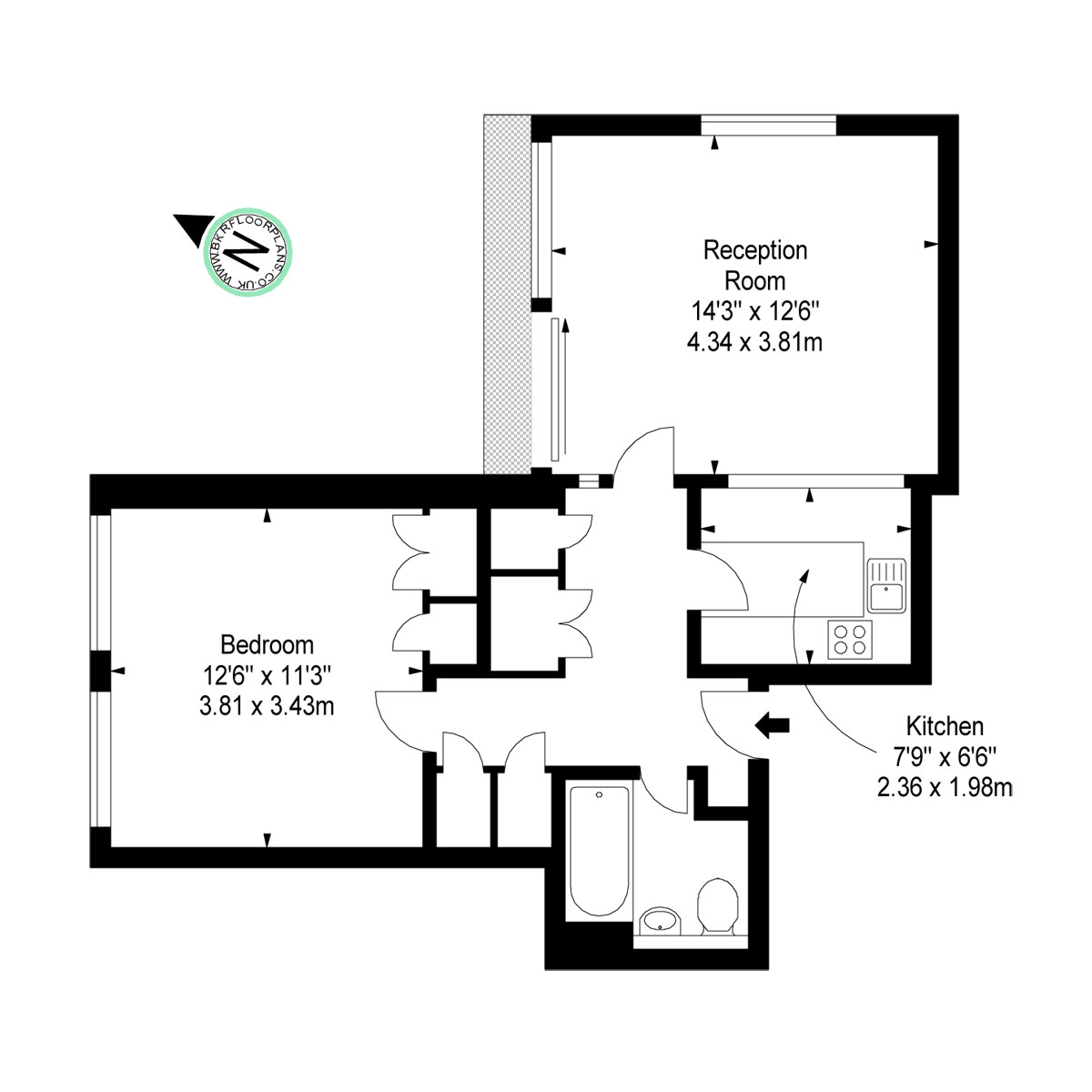 1 Bedrooms Flat to rent in Luke House, Abbey Orchard Street, Victoria, London SW1P