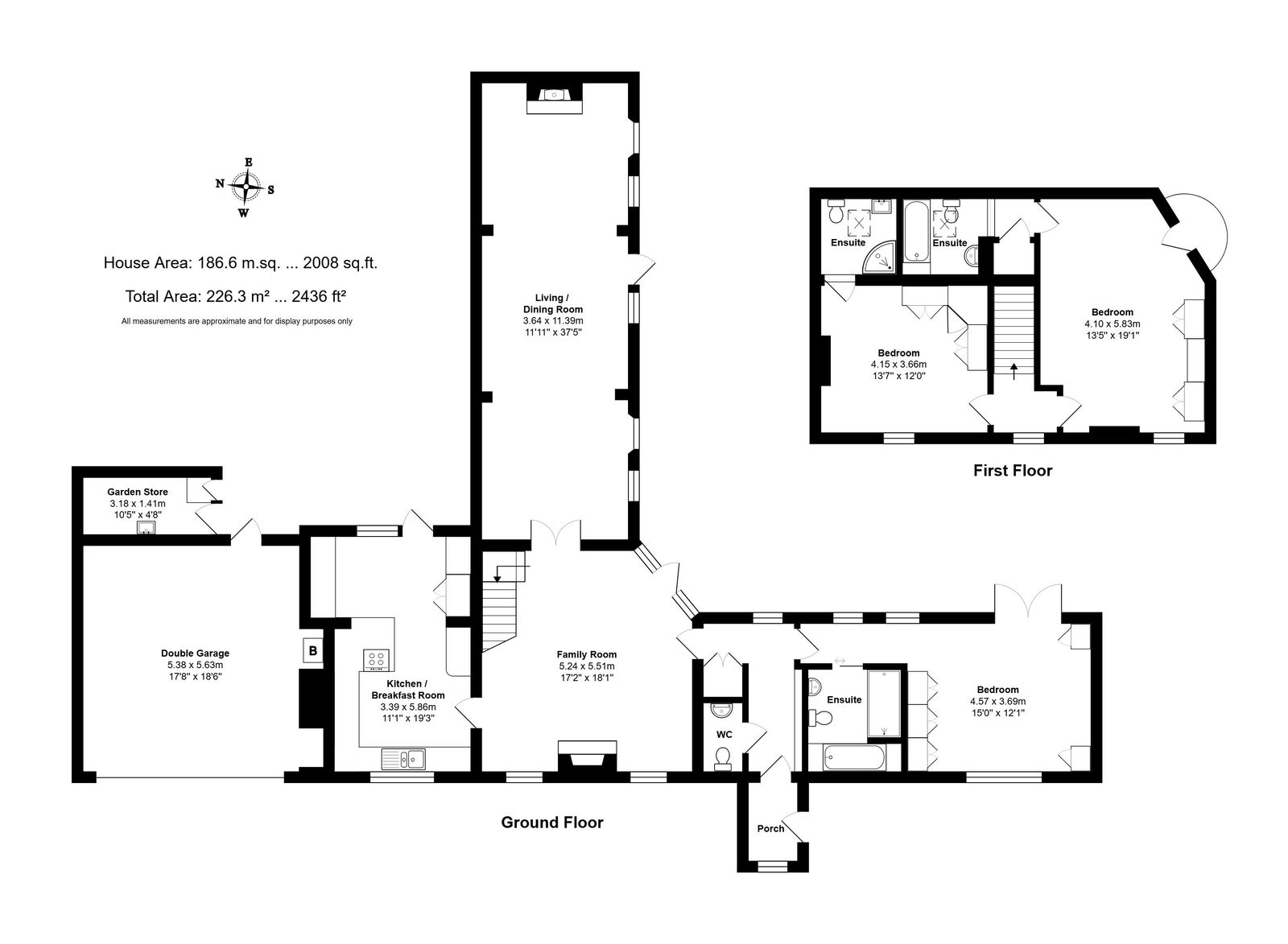 Manor Stables Cottage, West Street, Chippenham floorplan