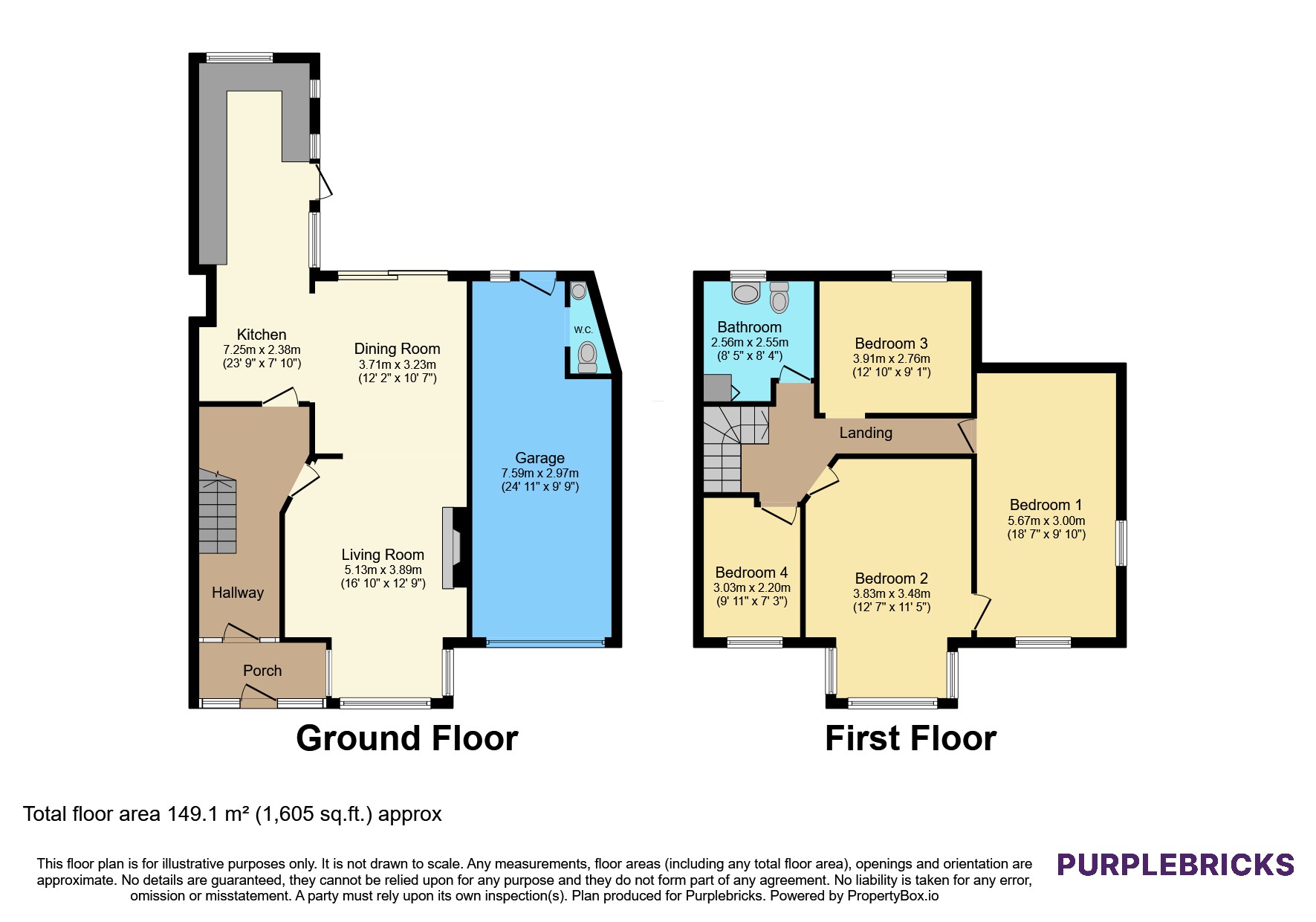 Clarendon Gardens, Wembley floorplan