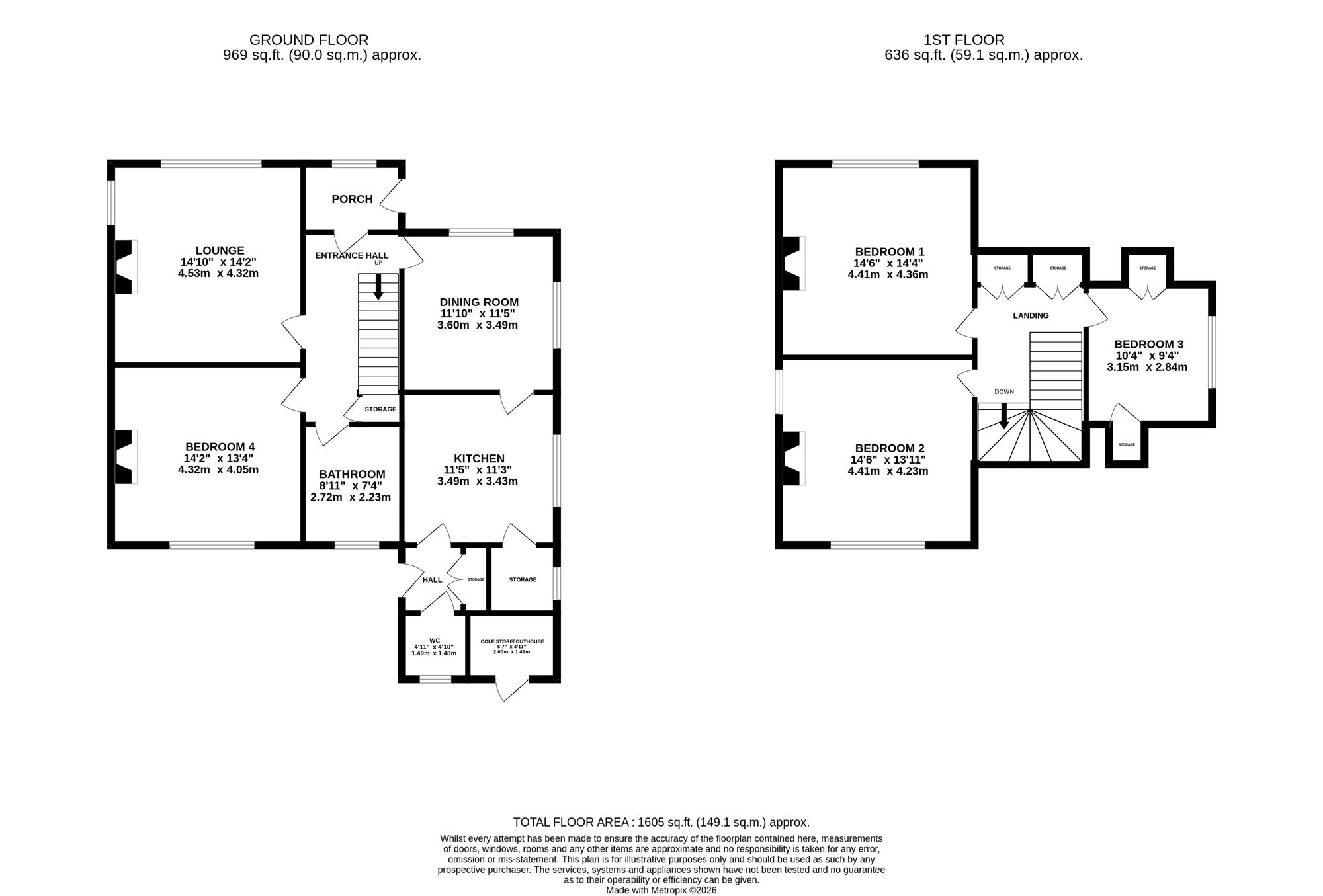 Schoolhouse, Dunblane floorplan