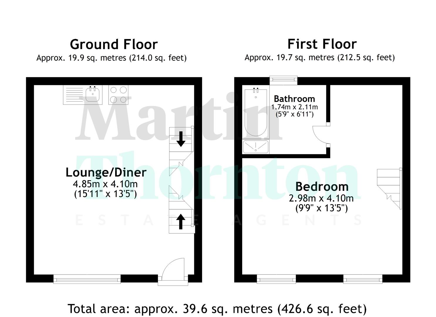 39, East Street, Huddersfield floorplan