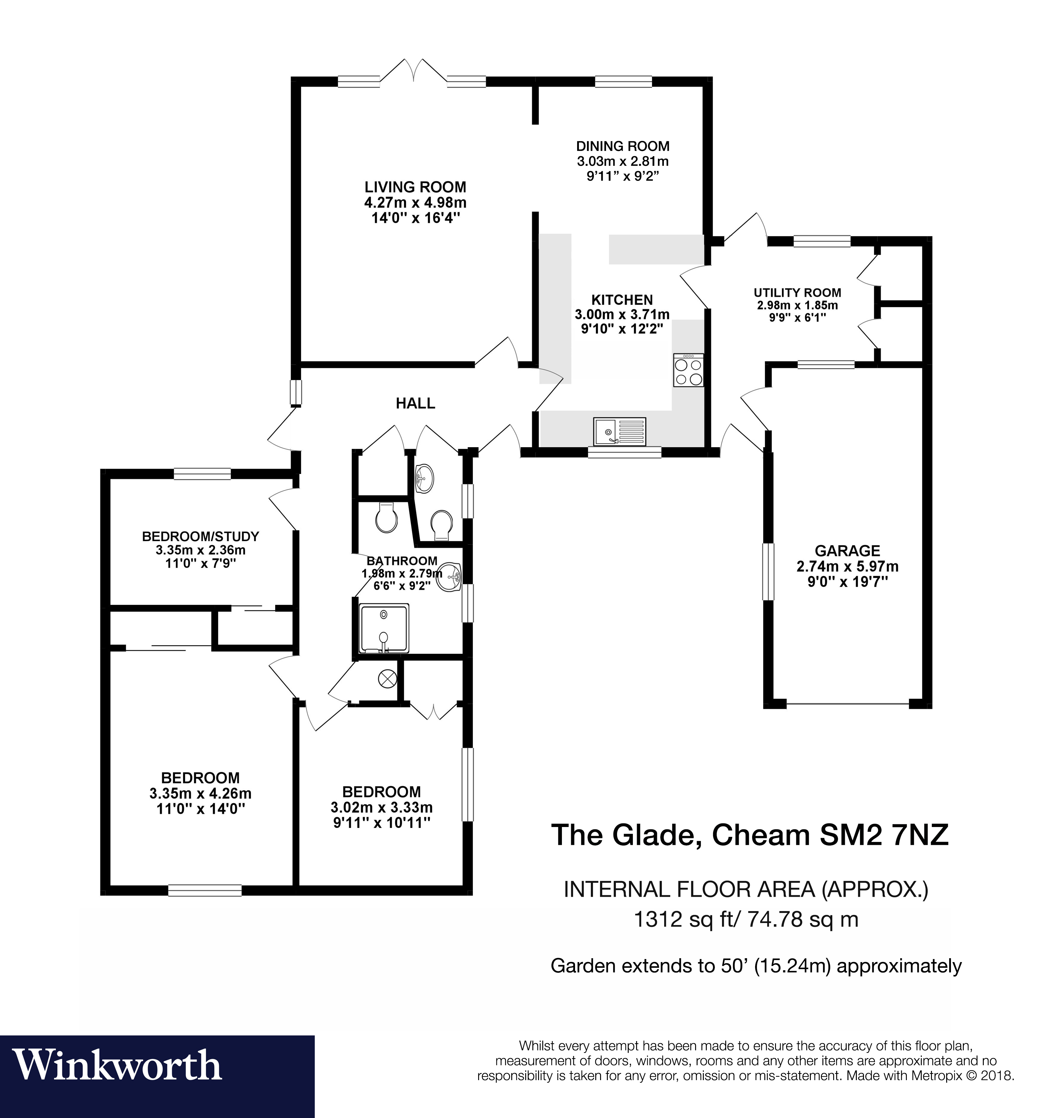 3 Bedrooms Detached bungalow for sale in The Glade, Cheam, Sutton SM2