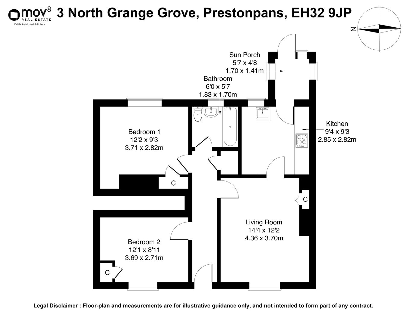 3, North Grange Grove, Prestonpans floorplan