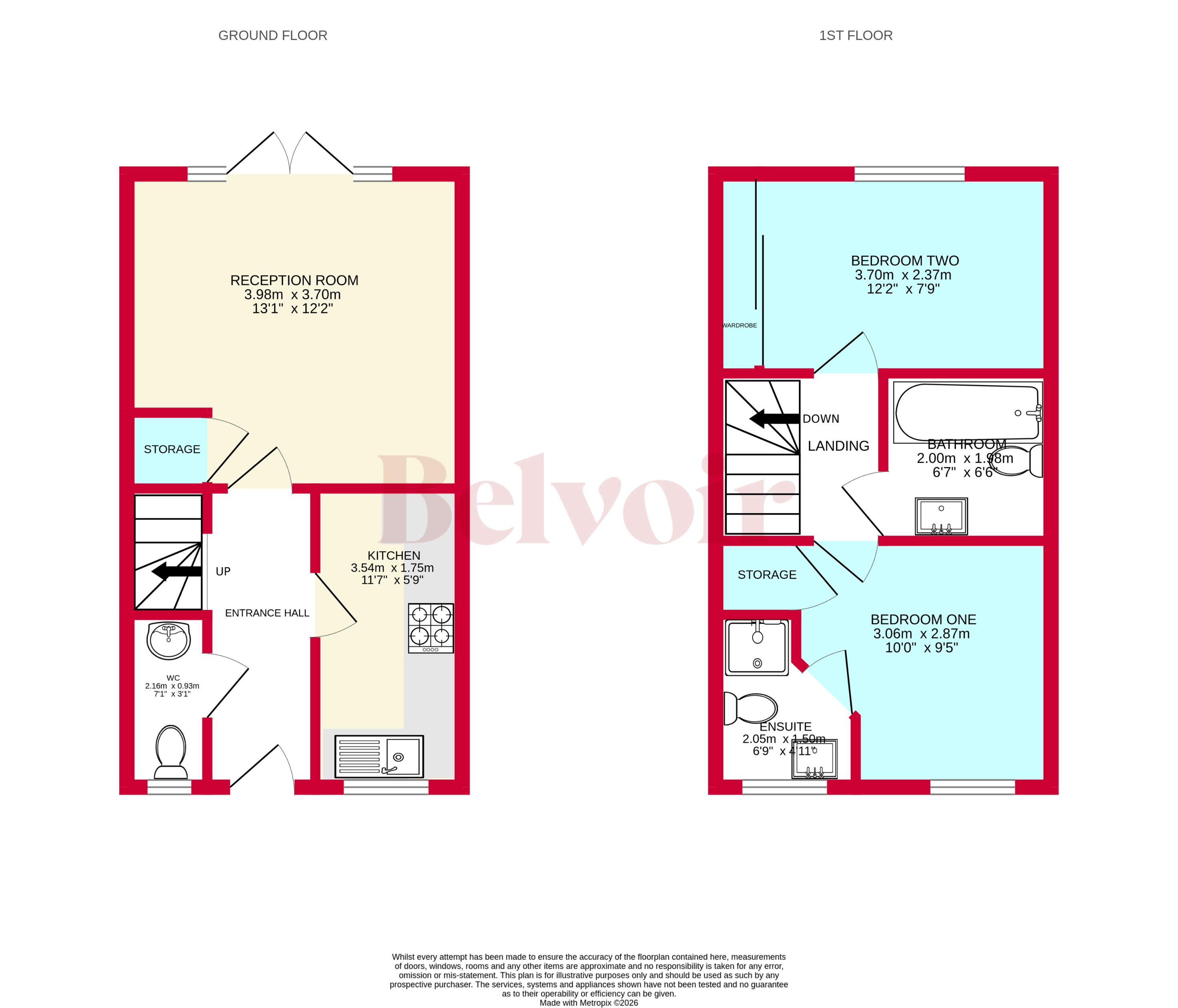12, Rosemary Road, Tipton floorplan