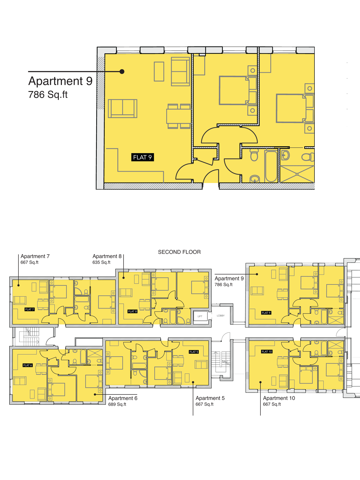 2 Bedrooms Flat for sale in Union Terrace, York YO31