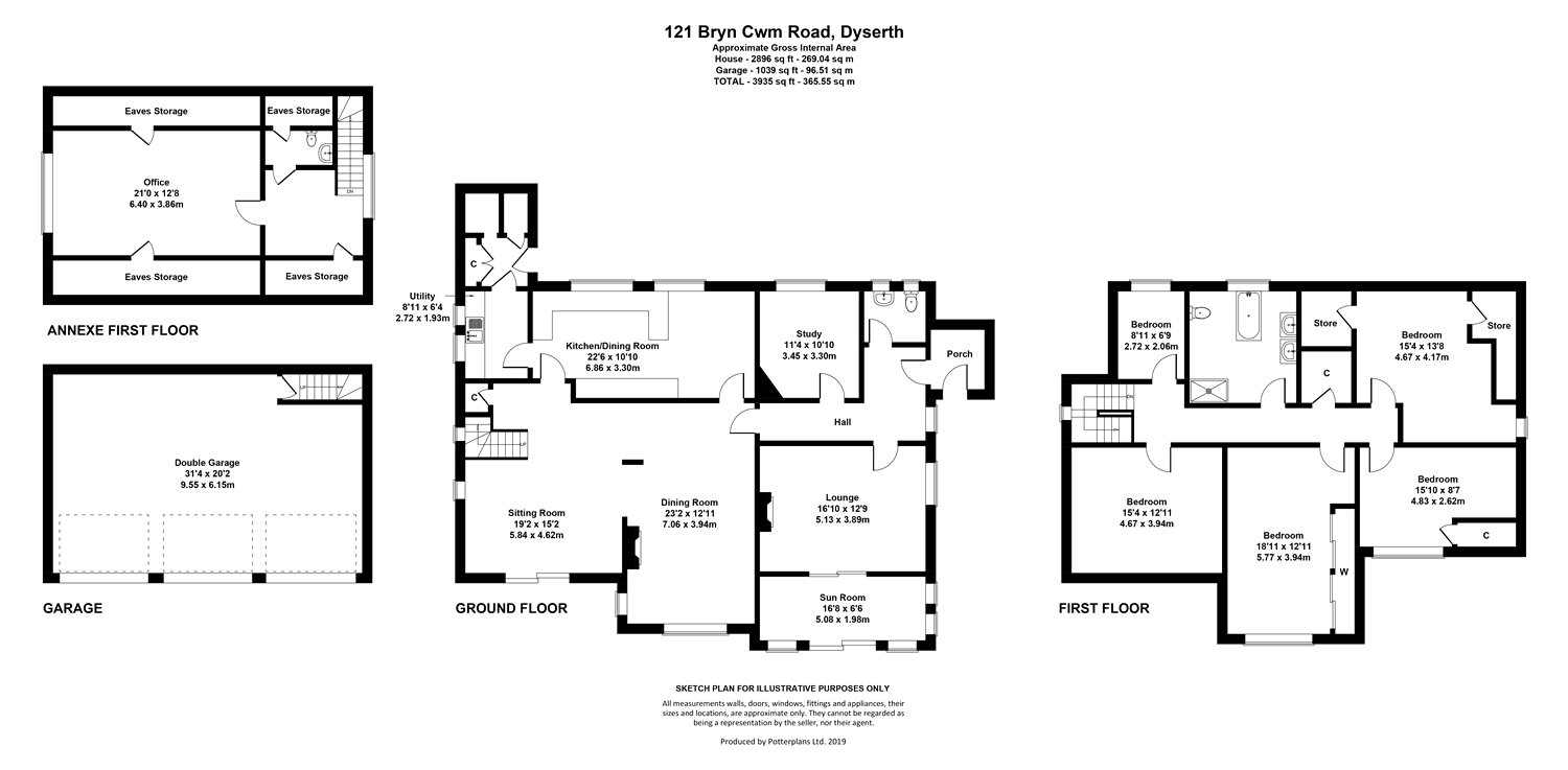 5 bed detached house for sale in Cwm Road, Dyserth, Rhyl, Clwyd LL18