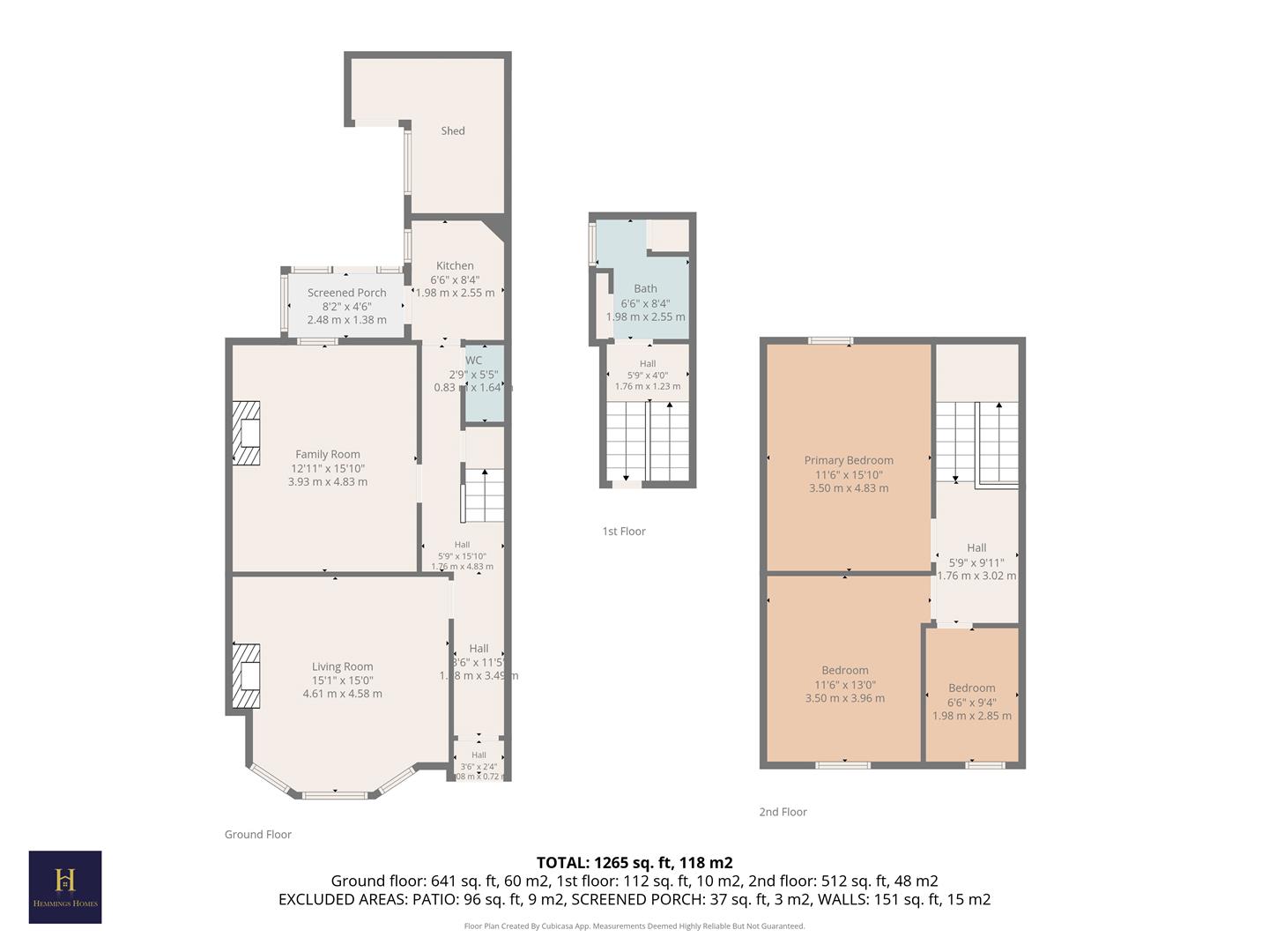 1, Dean Park Drive, Glasgow floorplan