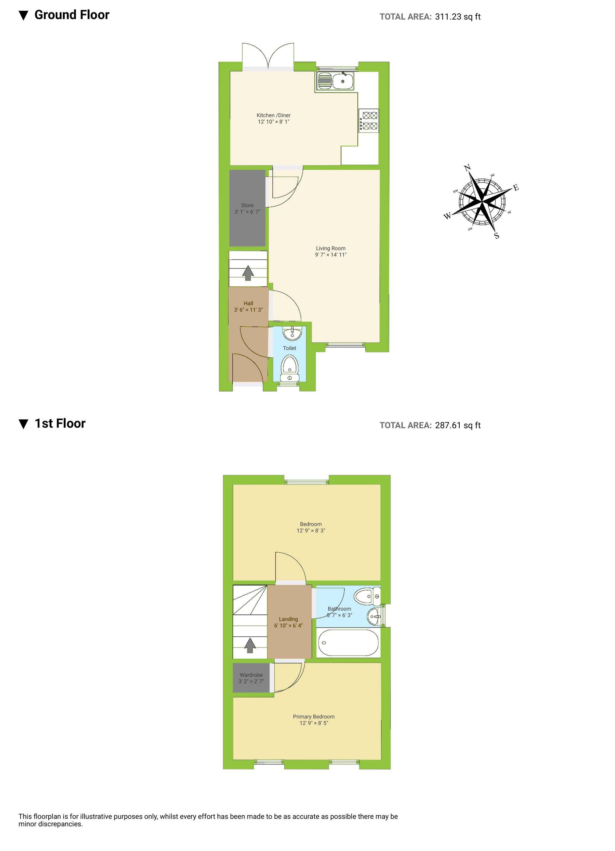30 Ymyl Yr Afon, Pontypridd floorplan