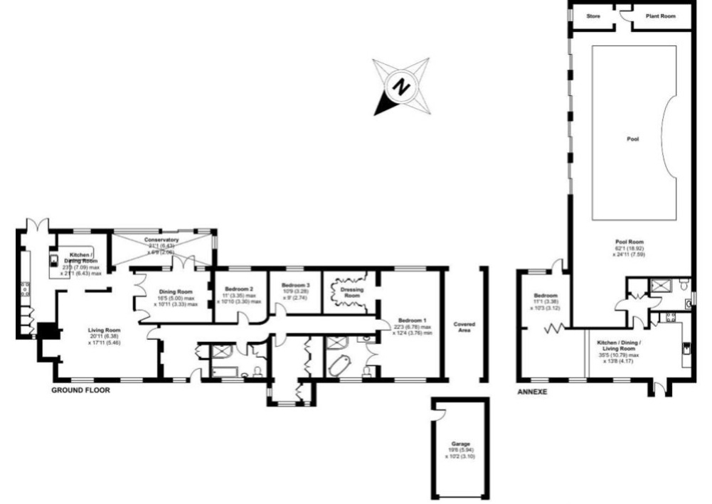 The Cottage, Almners Farm, Almners Road, Chertsey floorplan