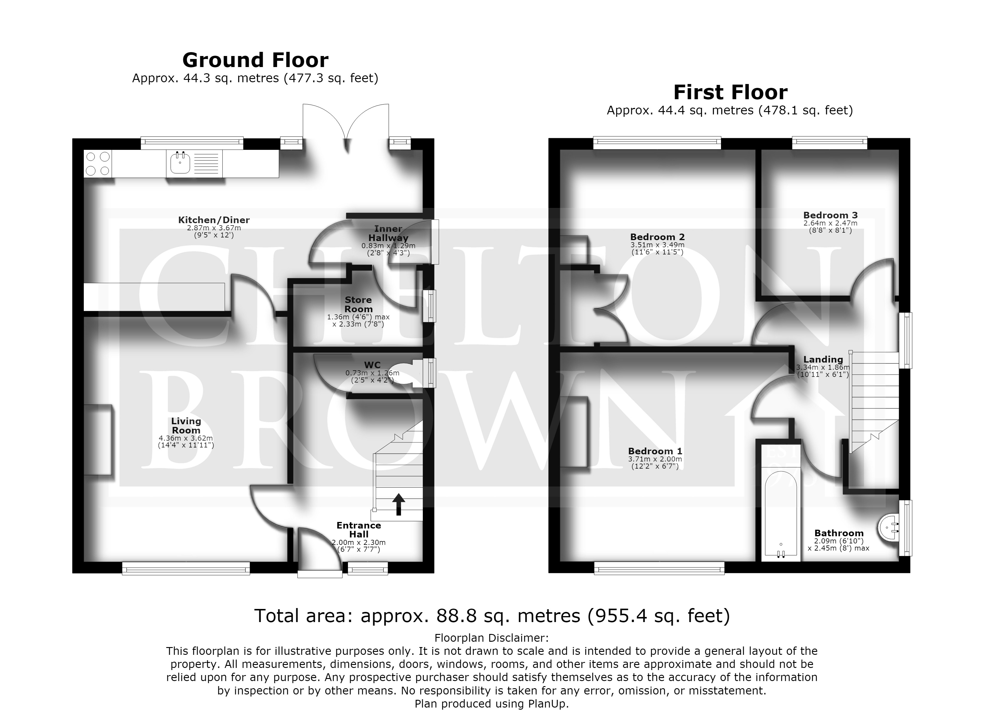 52, Greenhill Road, Northampton floorplan