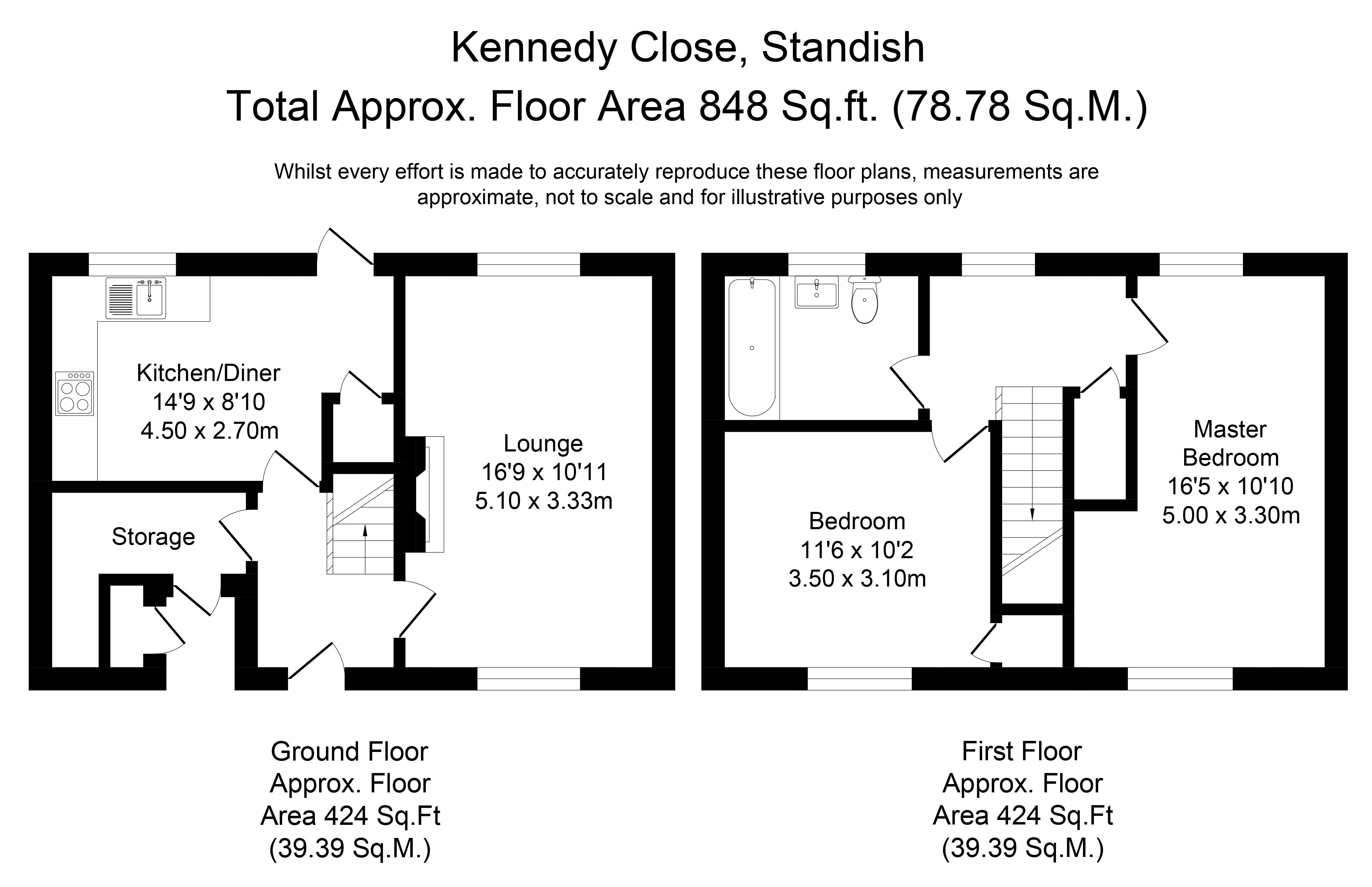 2 Bedrooms Semi-detached house for sale in Kennedy Close, Standish, Wigan WN6
