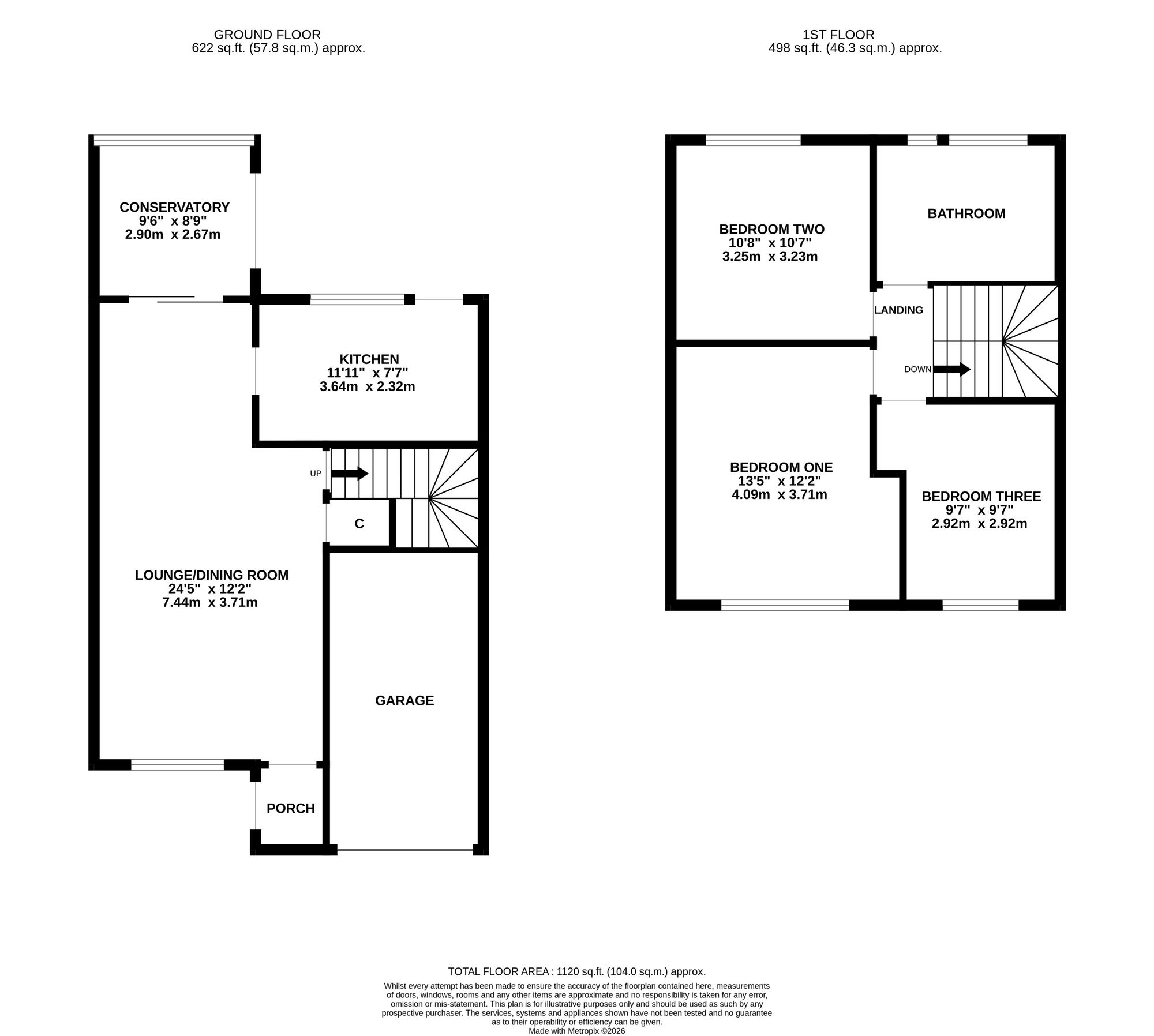 4 Lambourne Close, Southampton floorplan