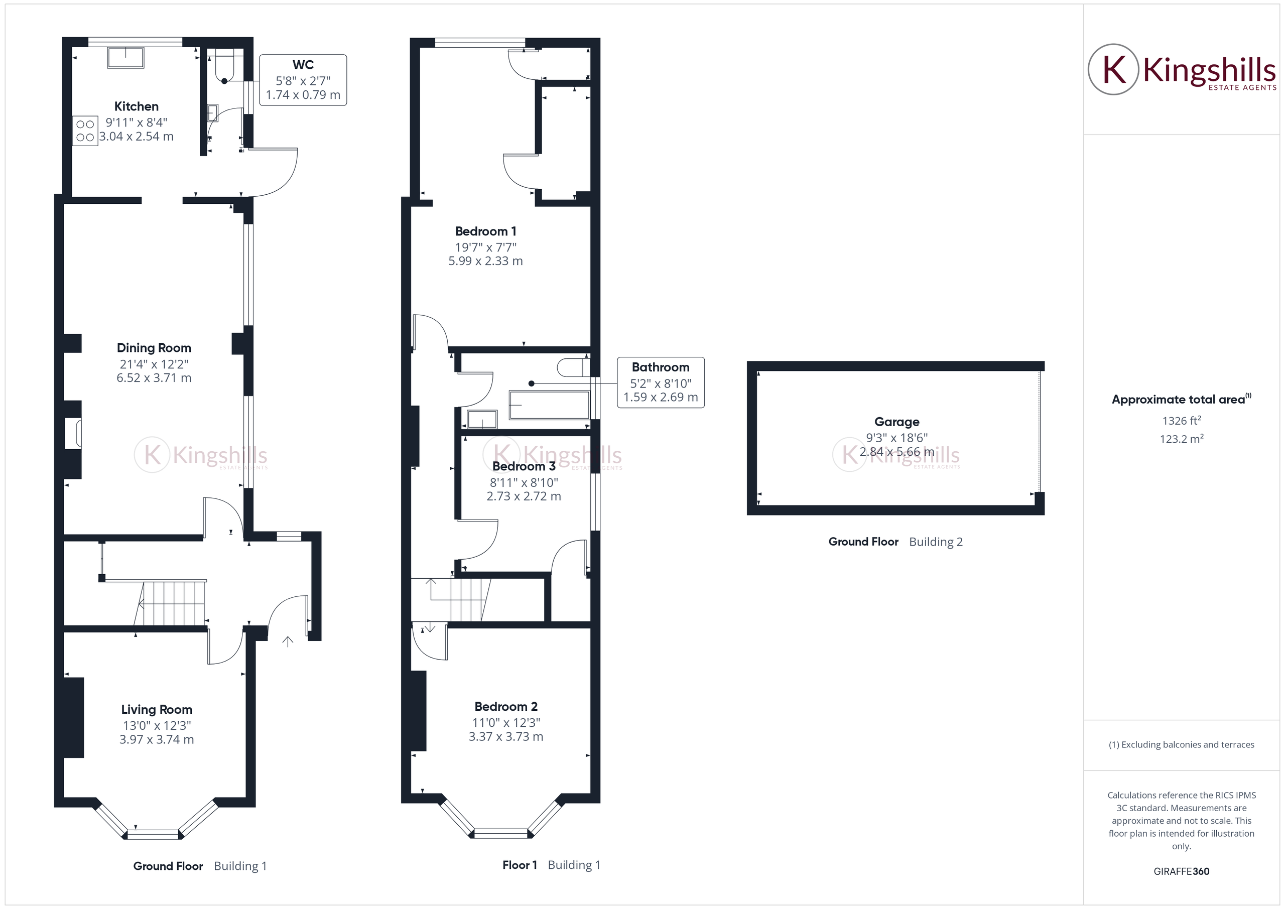 284 Hughenden Road, High Wycombe floorplan