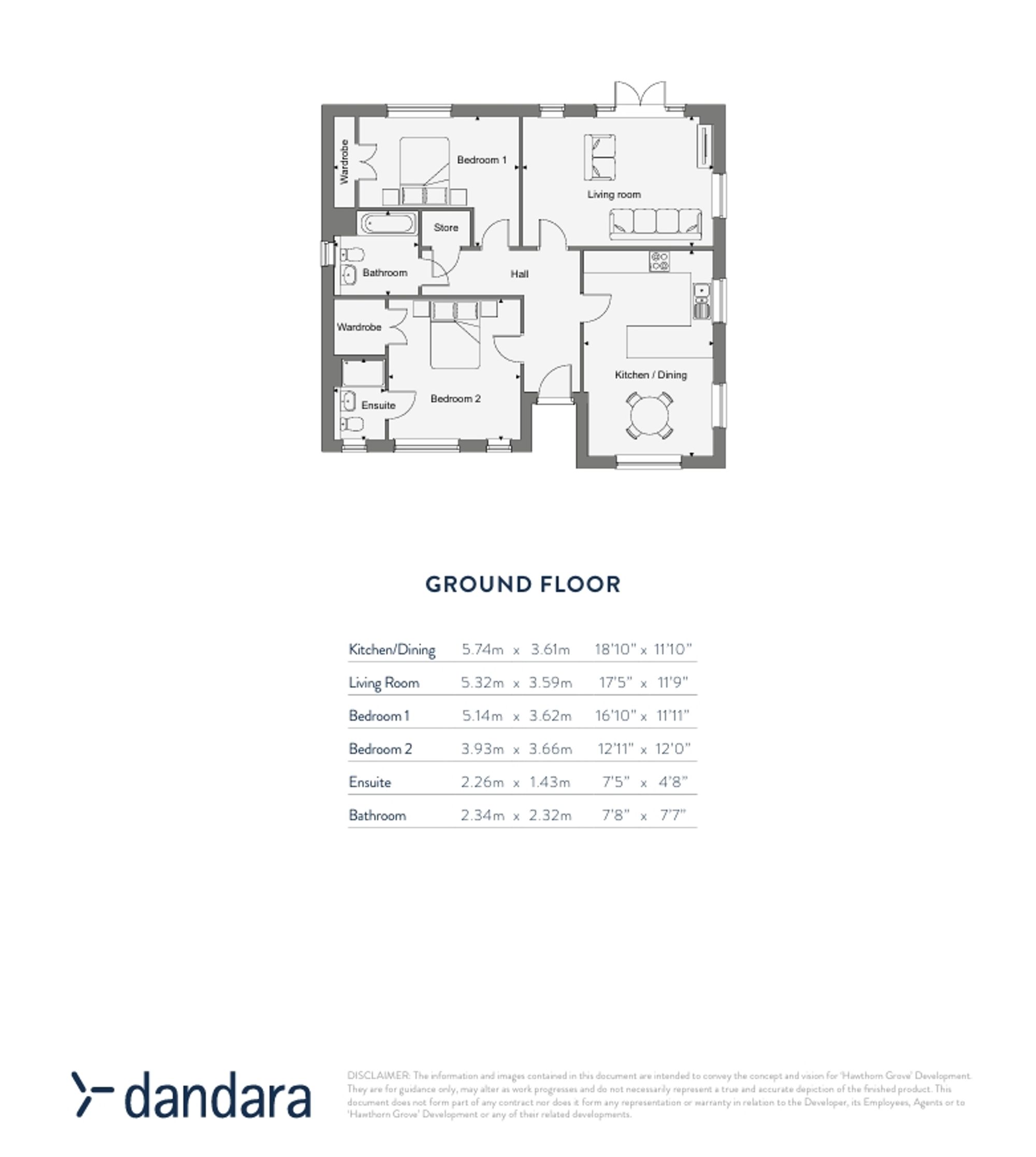 15, The Grainger, Hawthorn Grove, North Mundham, Chichester floorplan