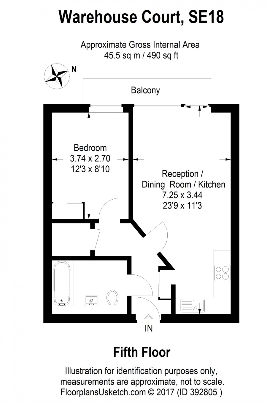 1 Bedrooms Flat to rent in Warehouse Court, Major Draper Street, Royal Arsenal SE18