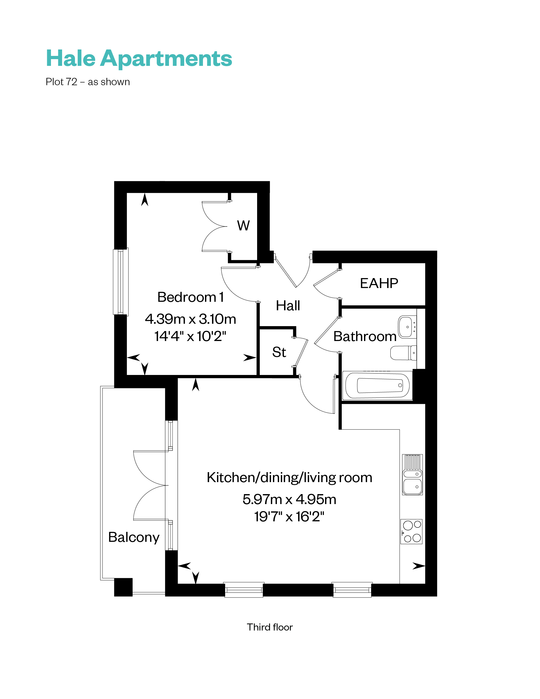 72, Eastern Woodsrnplot 39, 30 Apple Walk, Cb25 9Ry floorplan