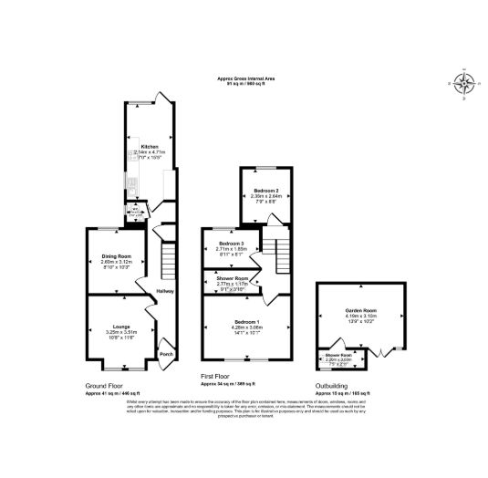 106, Eldon Road, London floorplan