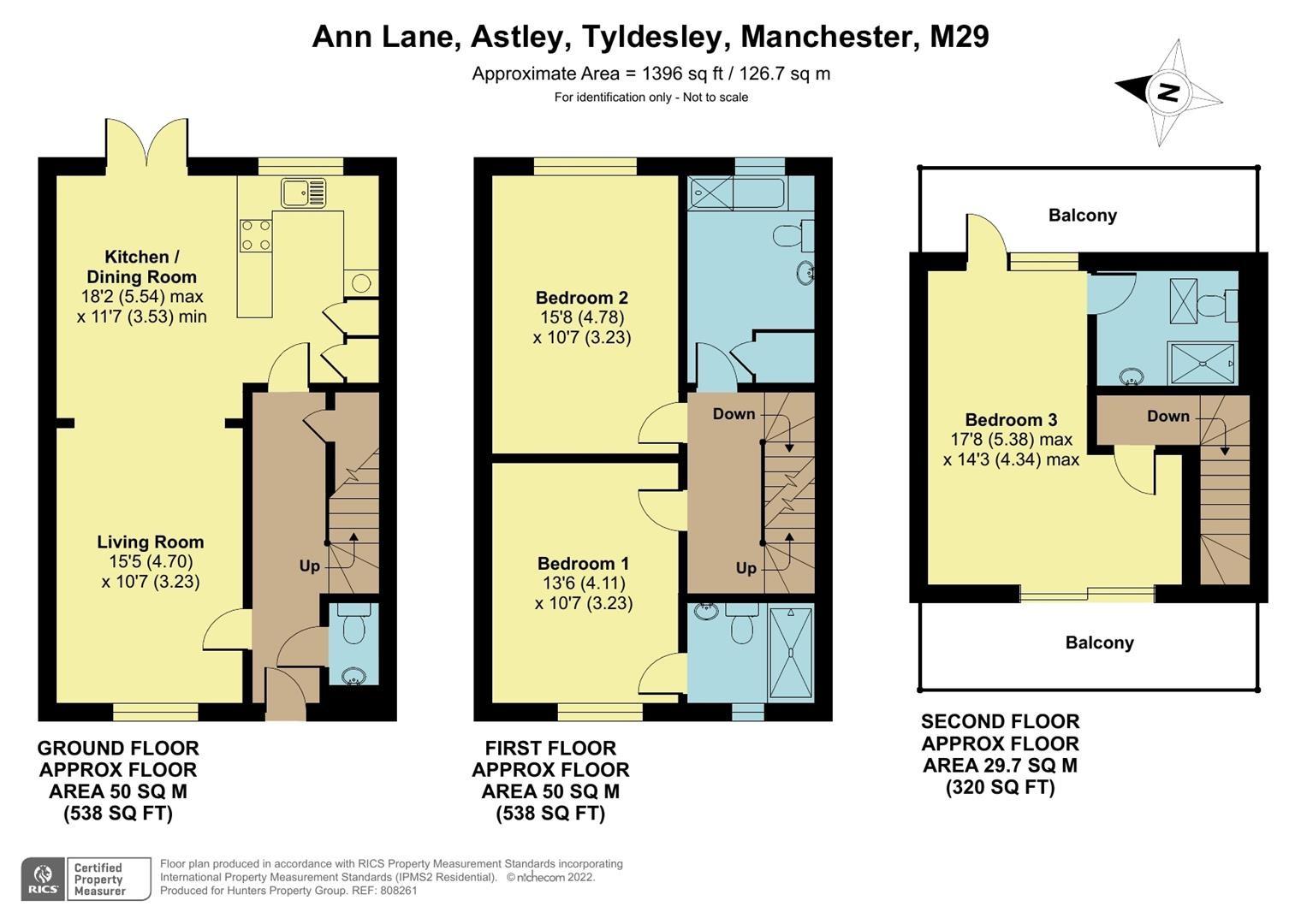 9, Ann Lane, Manchester floorplan