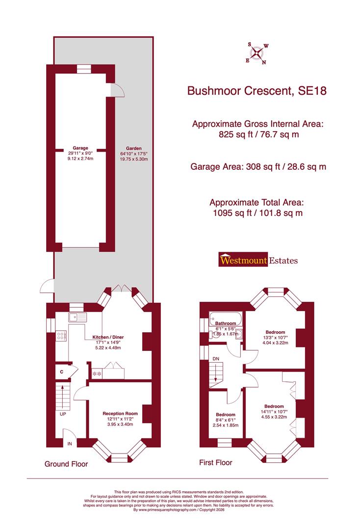 54, Bushmoor Crescent, London floorplan