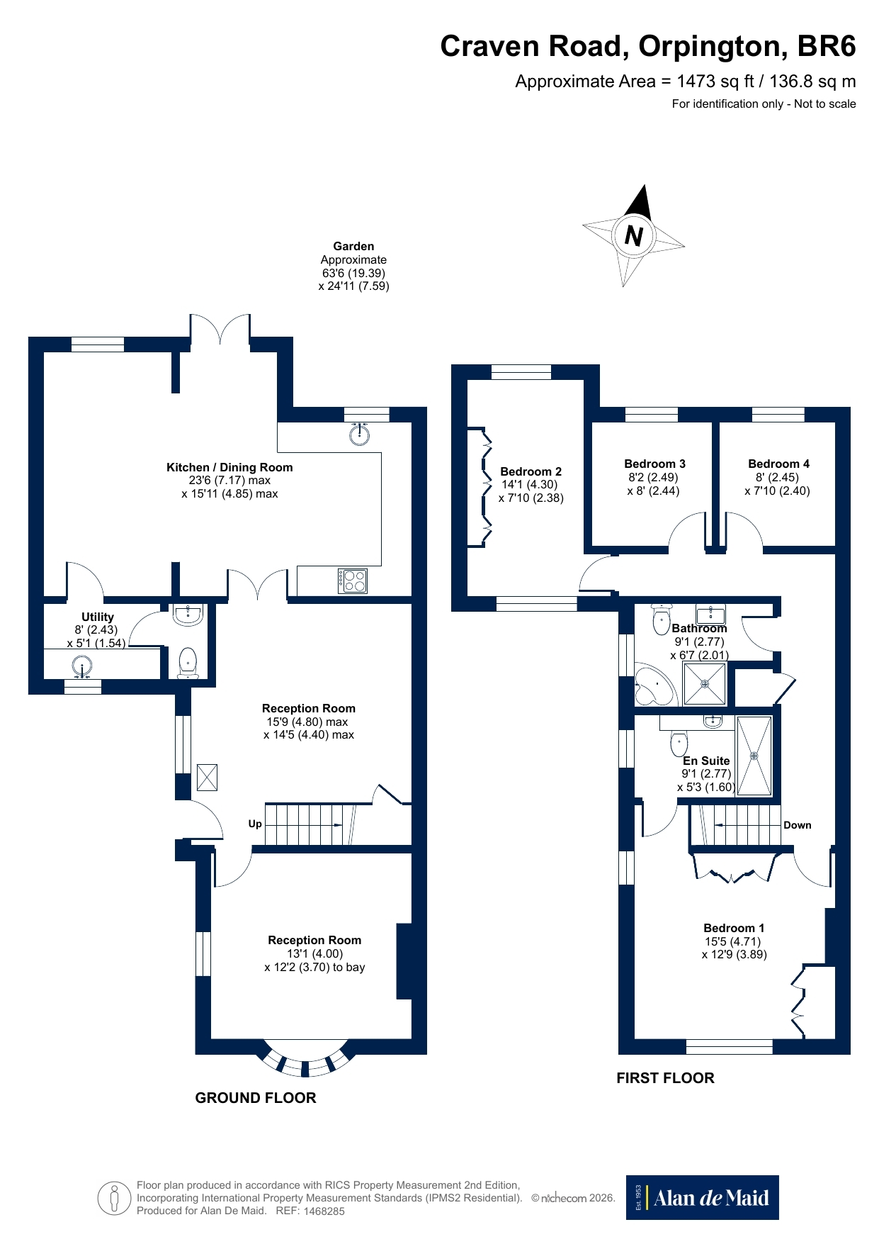 46, Craven Road, Orpington floorplan