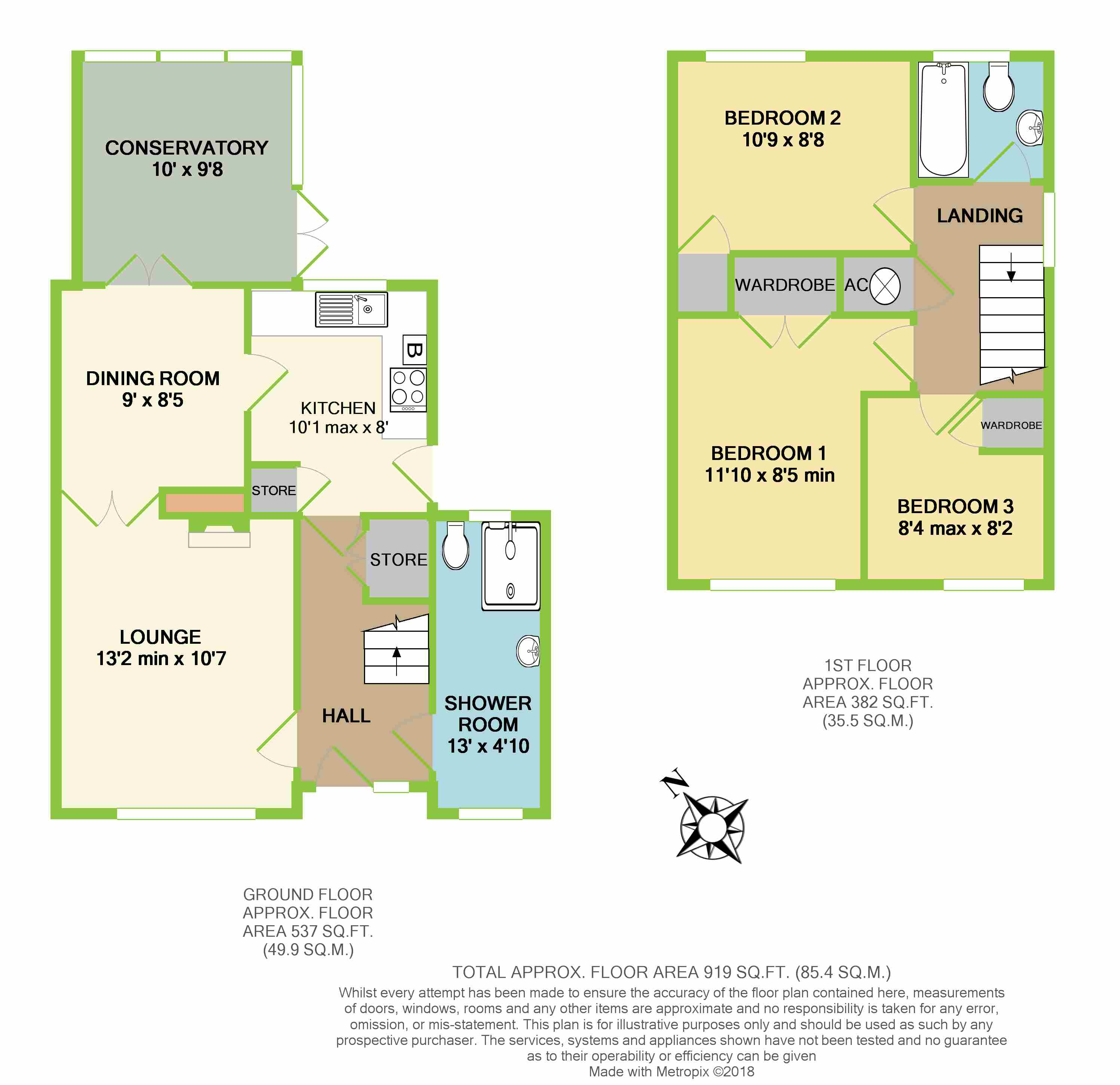3 Bedrooms Semi-detached house for sale in Ffordd Yr Ywen, Tonteg, Pontypridd CF38