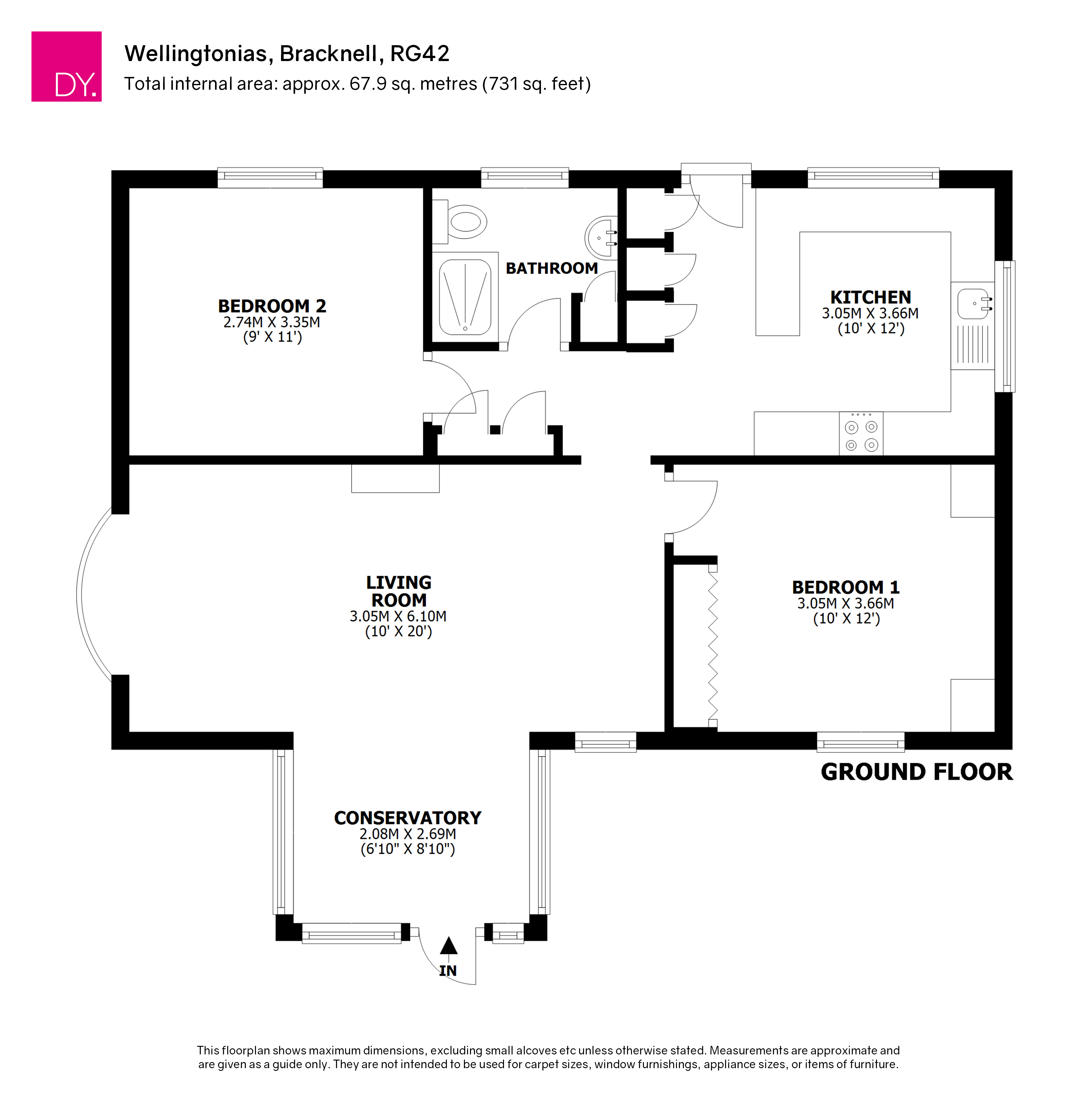 Wellingtonias, Warfield Park, Warfield, Berkshire RG42, 2 bedroom