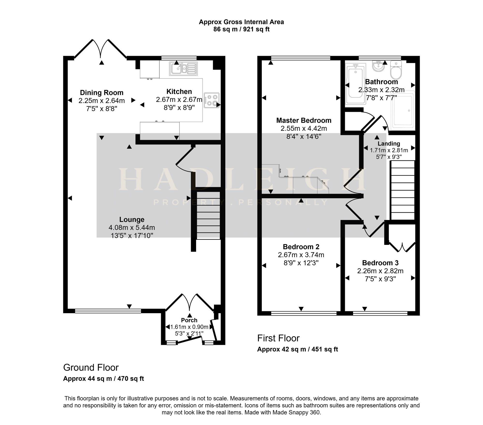 10 Oaklands Avenue, Birmingham floorplan
