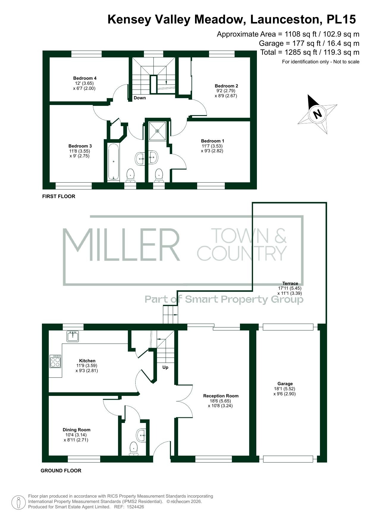 Launceston, Cornwall floorplan