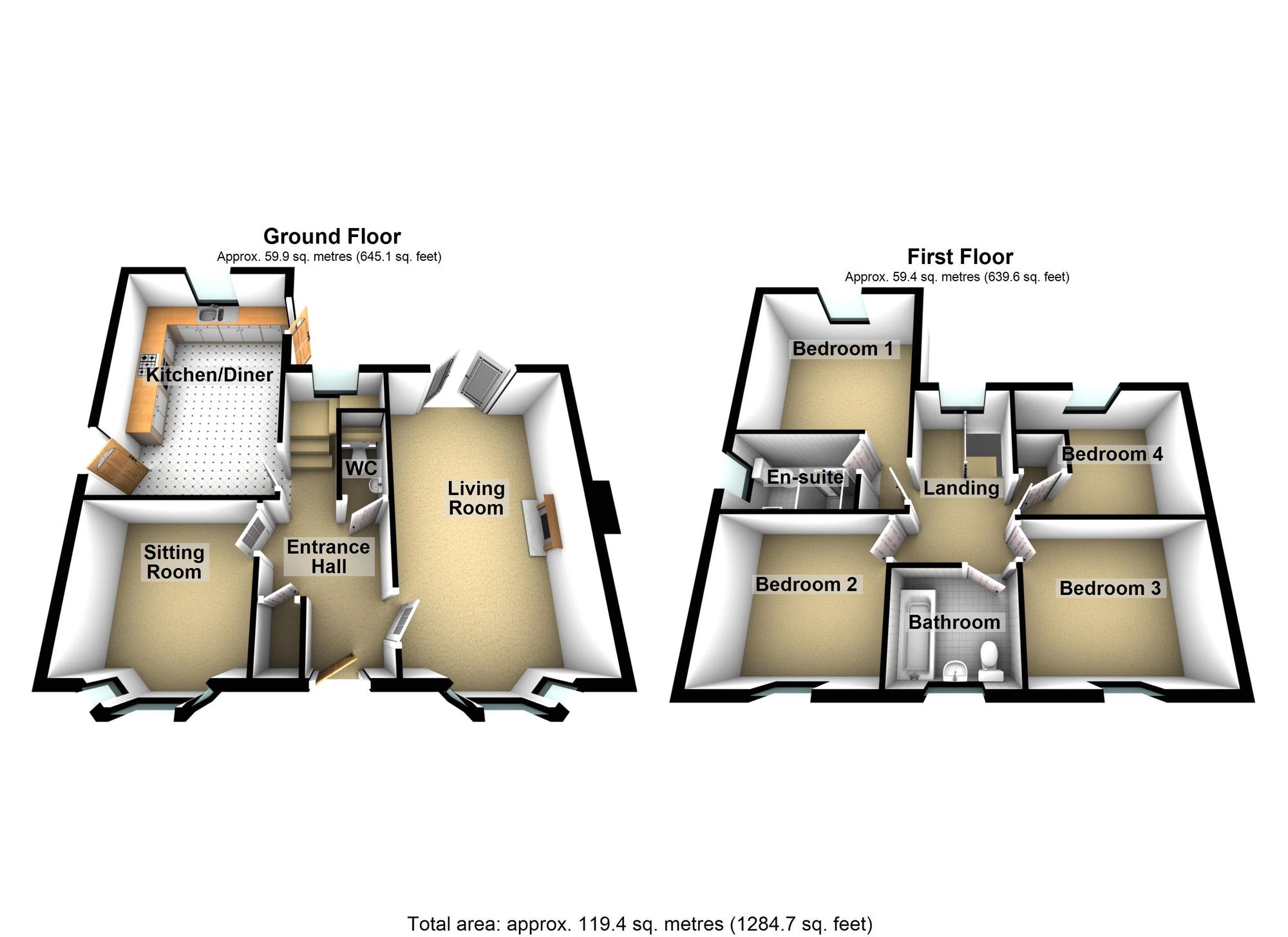 8 Willowmead Close, Scunthorpe floorplan