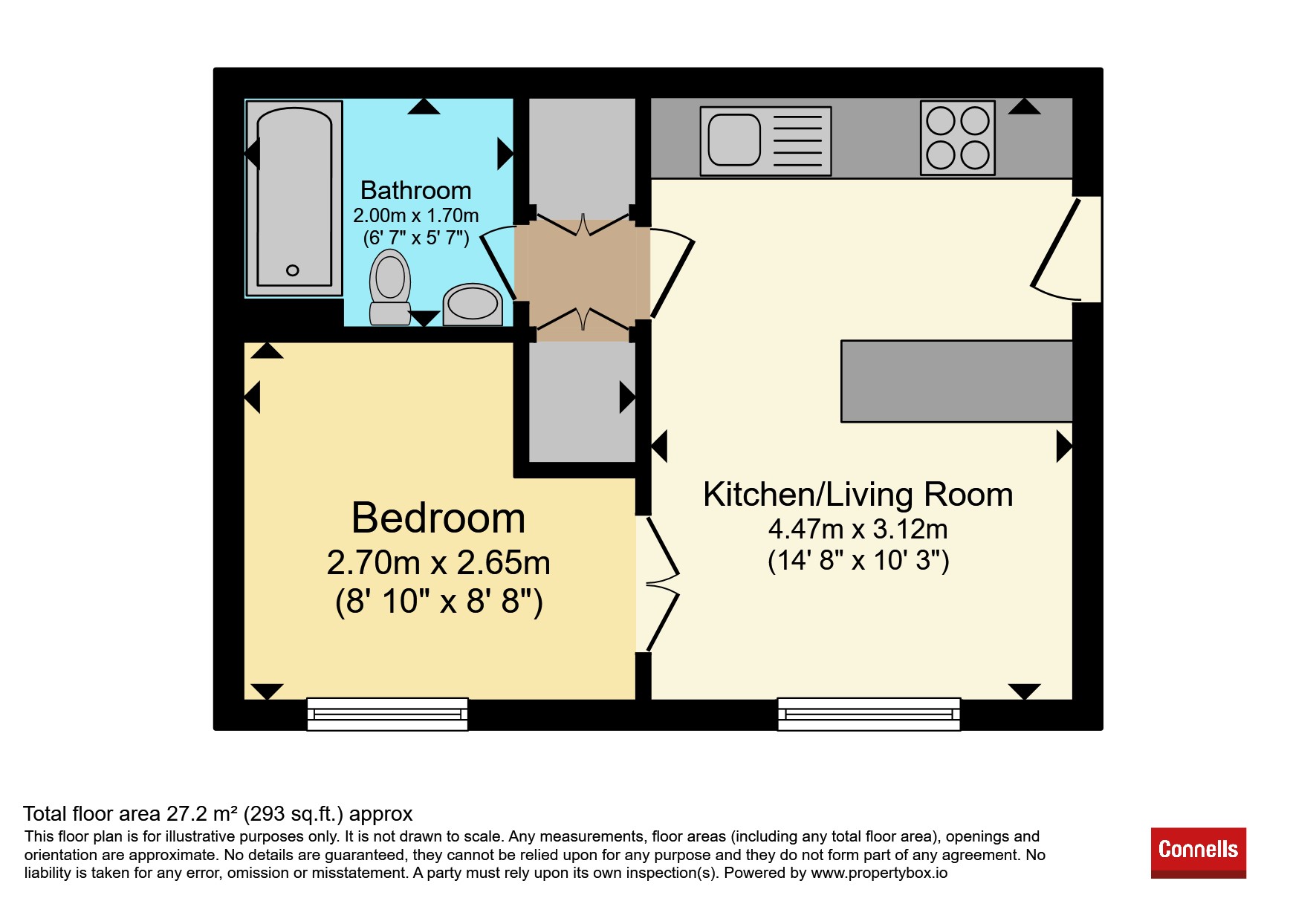57, Long Beach Road, Bristol floorplan