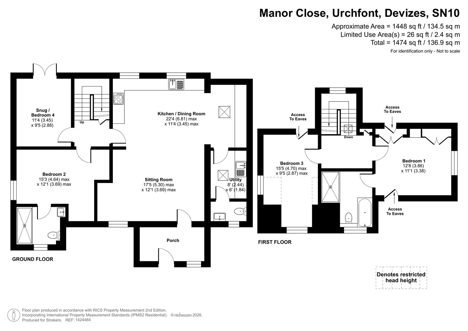 7, Manor Close, Devizes floorplan