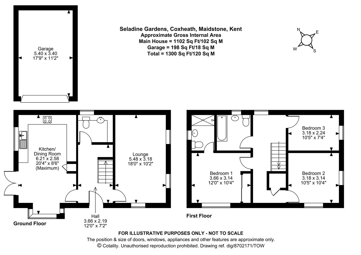 6, Seladine Gardens, Maidstone floorplan