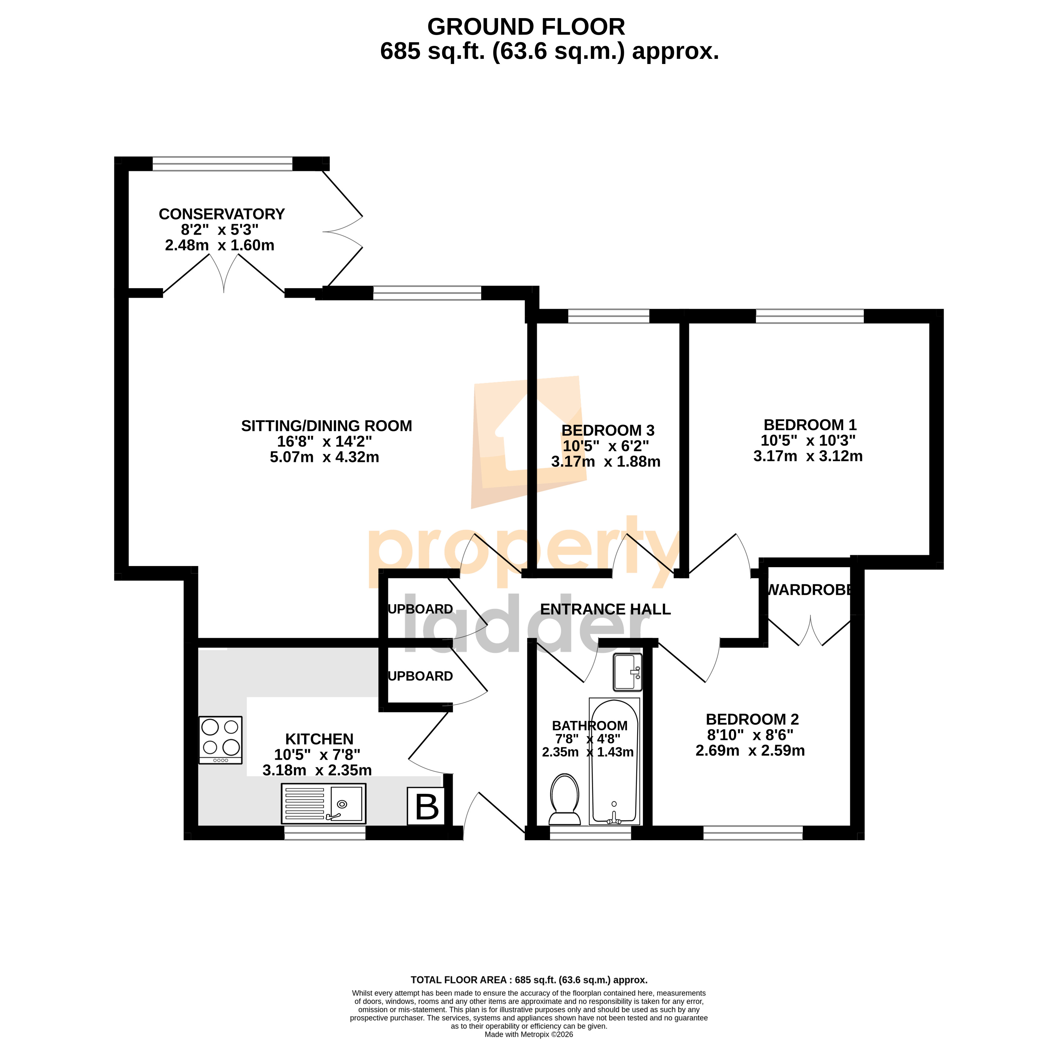 25, Templemere, Norwich floorplan