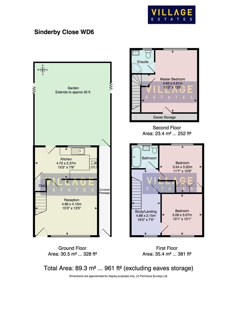 3 Bedrooms Terraced house for sale in Sinderby Close, Borehamwood WD6